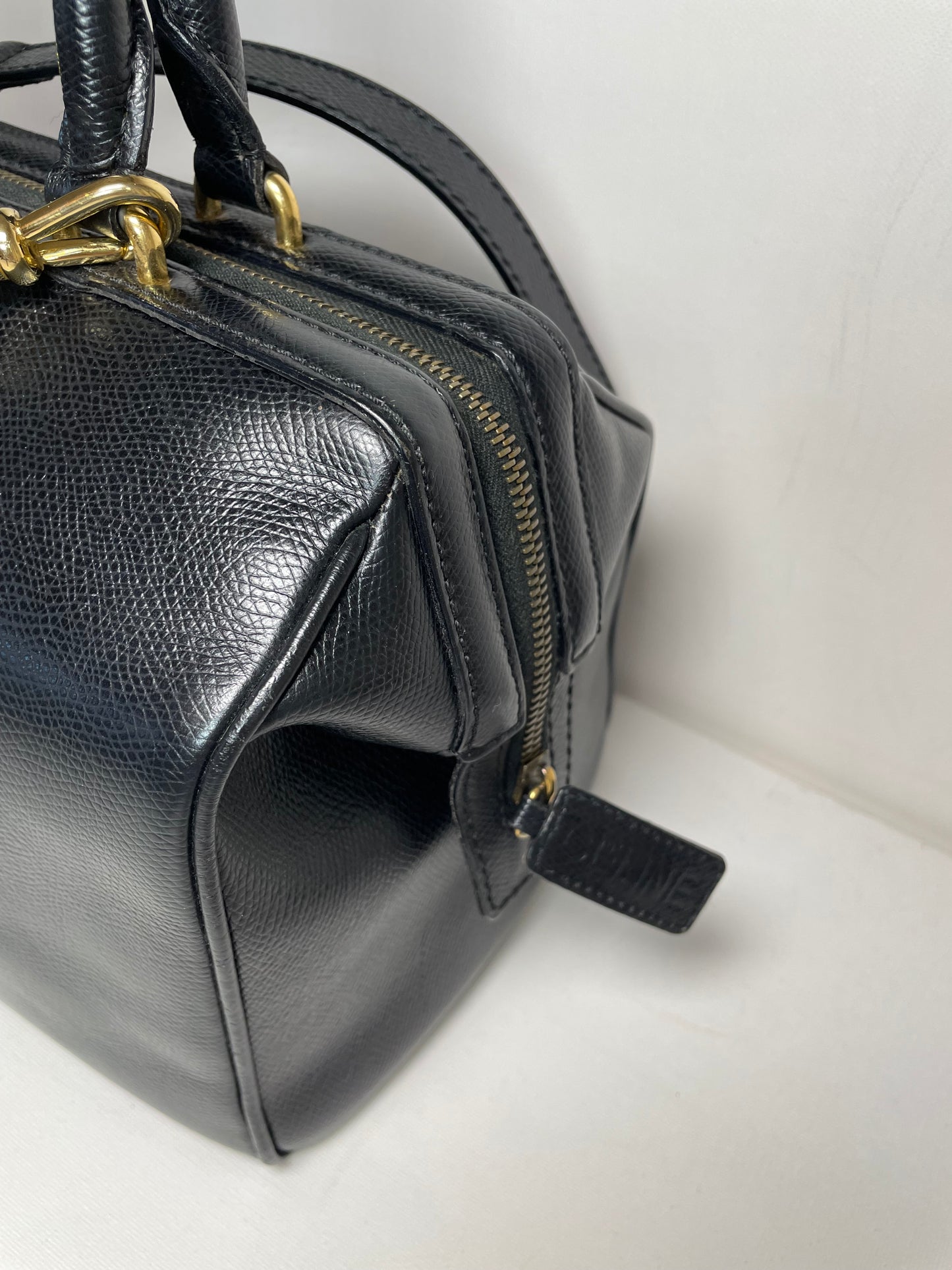 Preloved, Vintage Celine Boston Bag with Long Strap