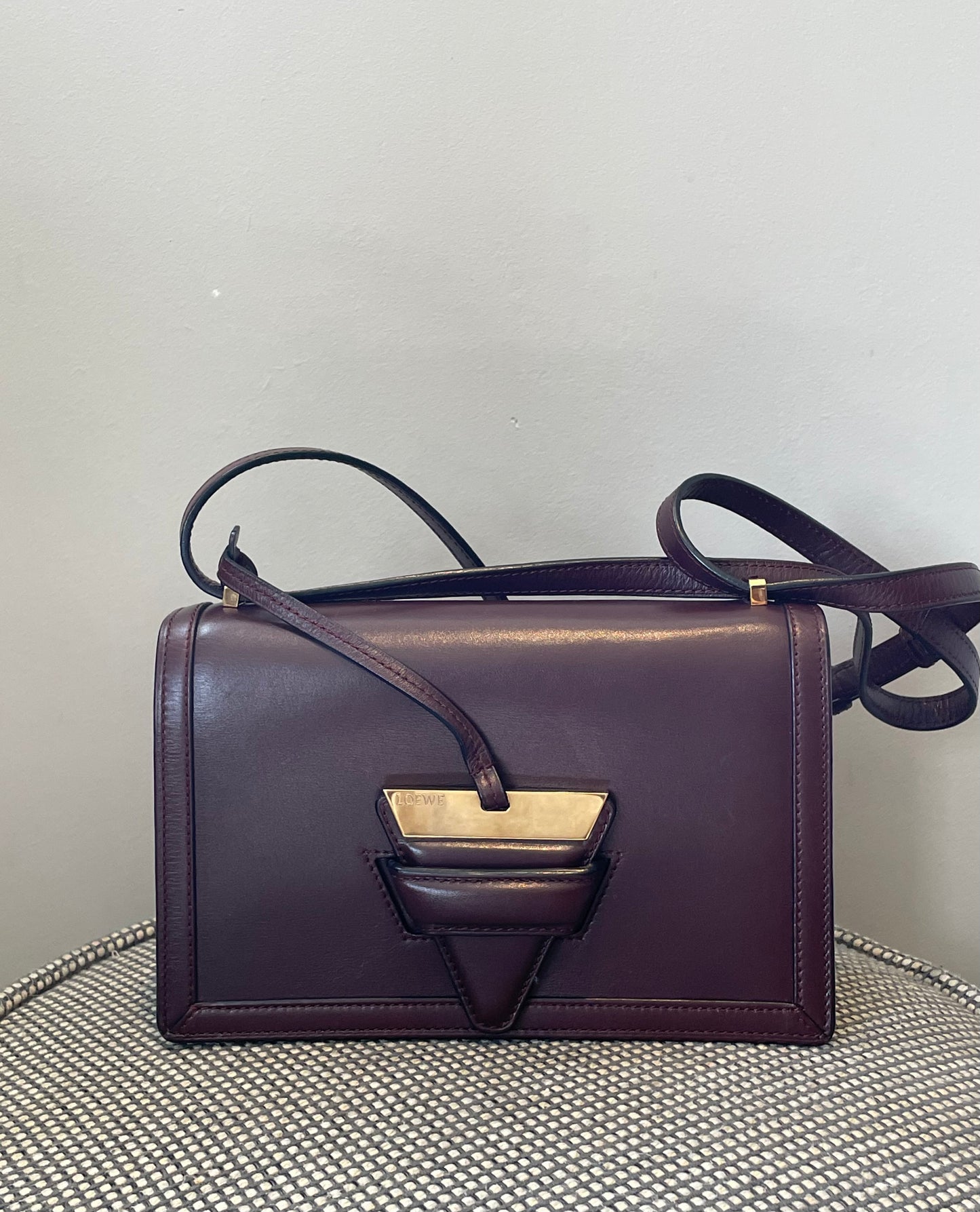 Preloved Loewe Barcelona Crossbody Bag, Medium
