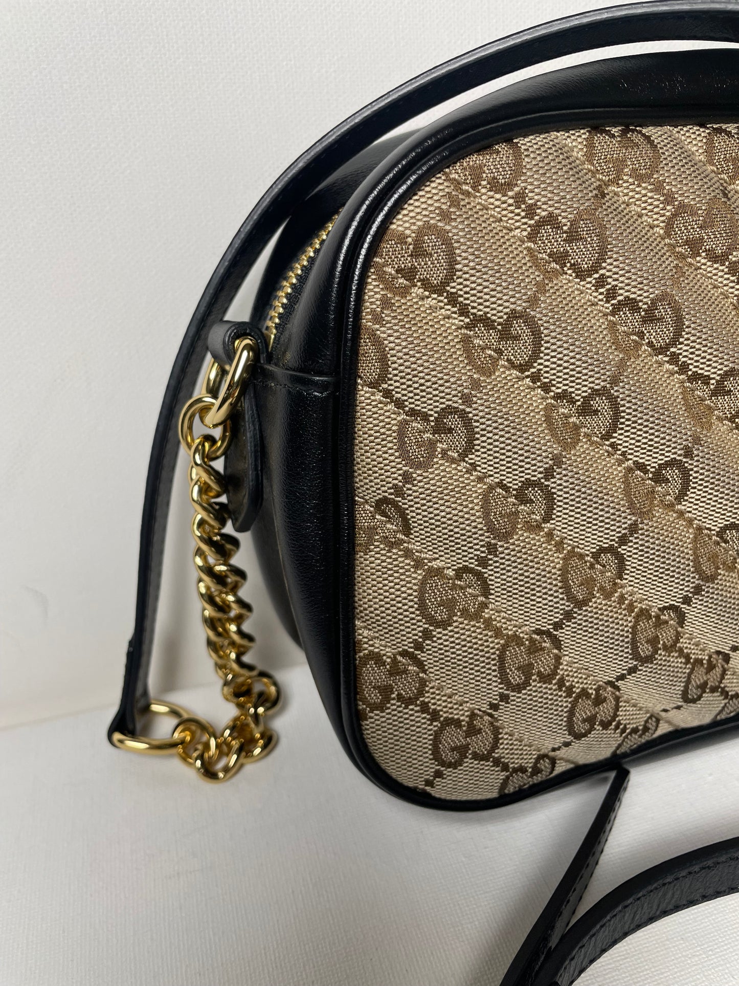 Preloved Gucci Matelasse Diagonal GG Marmont Bag, Small