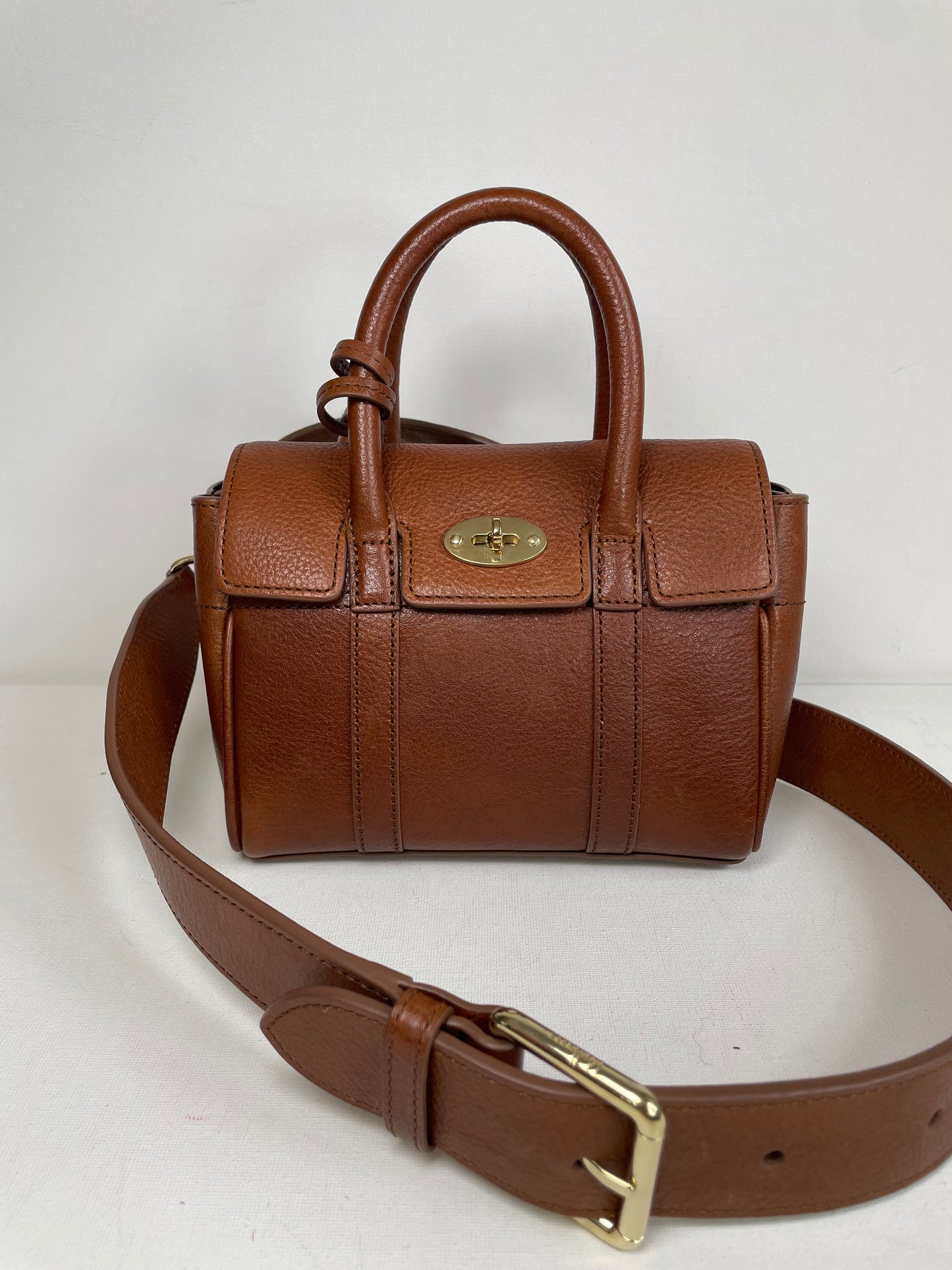 Preloved Mulberry Bayswater Satchel Bag, Mini