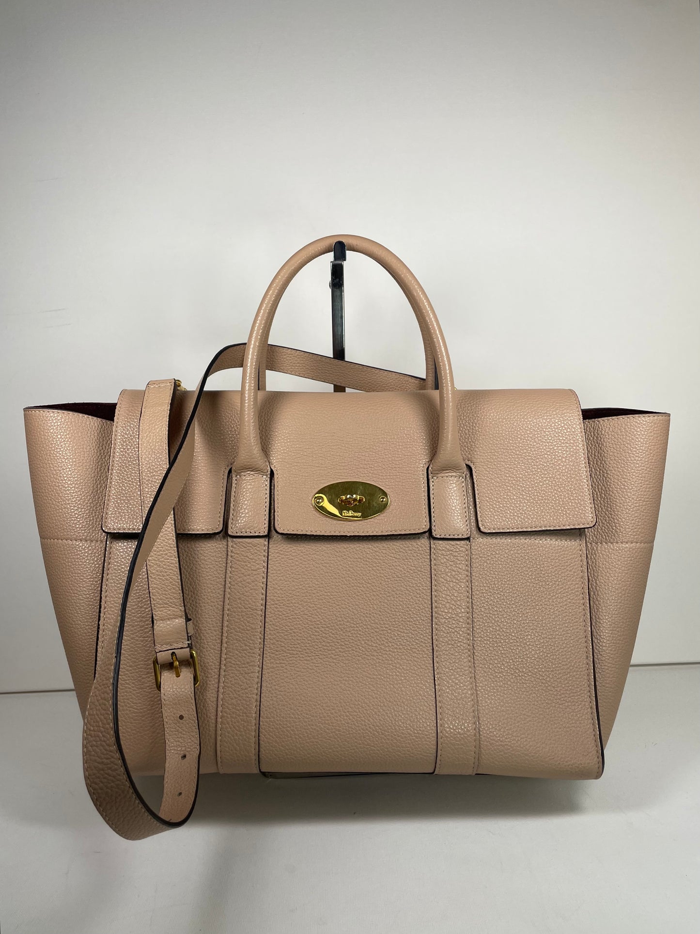 Preloved Mulberry Bayswater Tote Bag with Long Strap