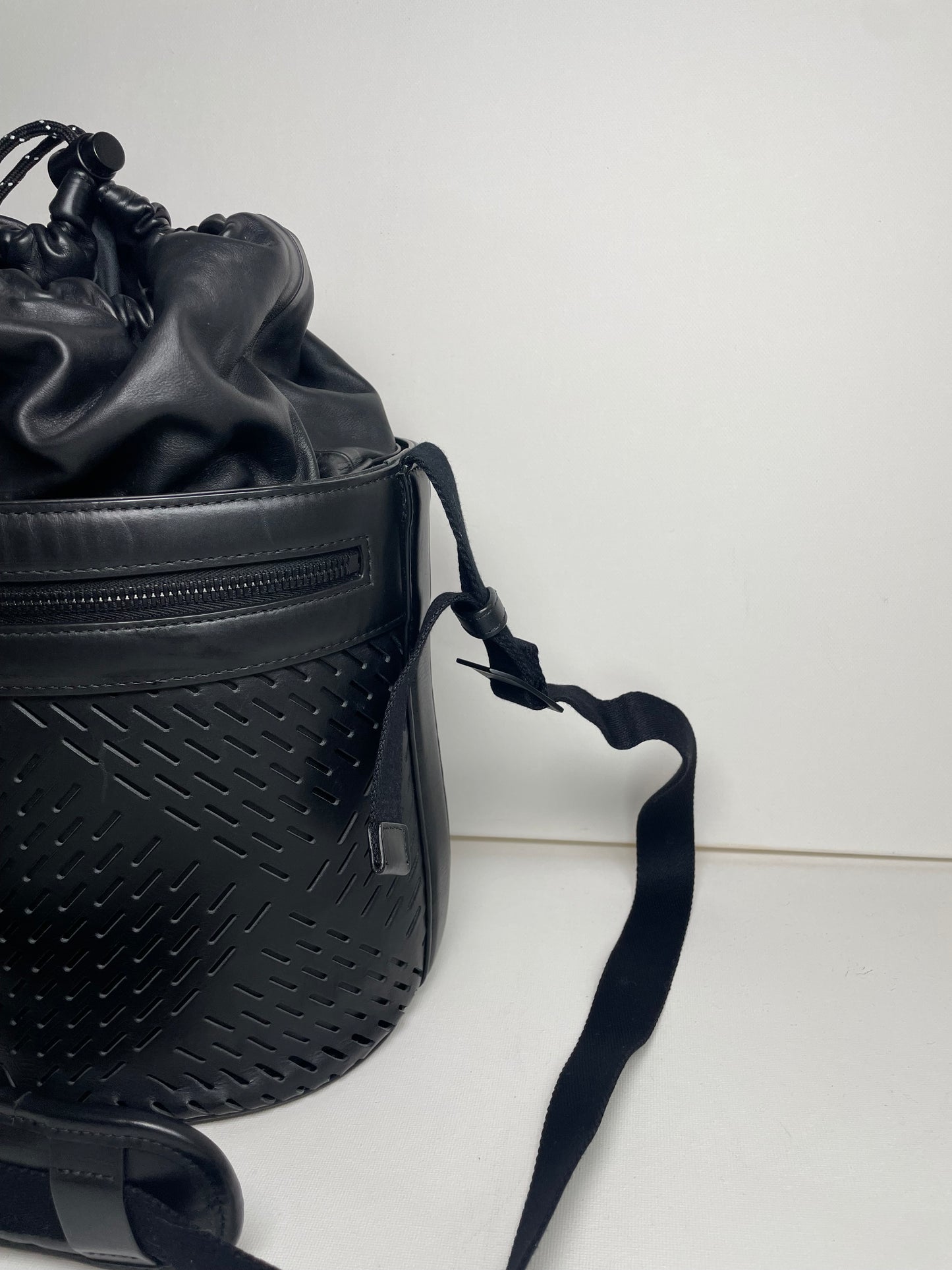 Preloved Bottega Veneta Perforated Bucket Bag