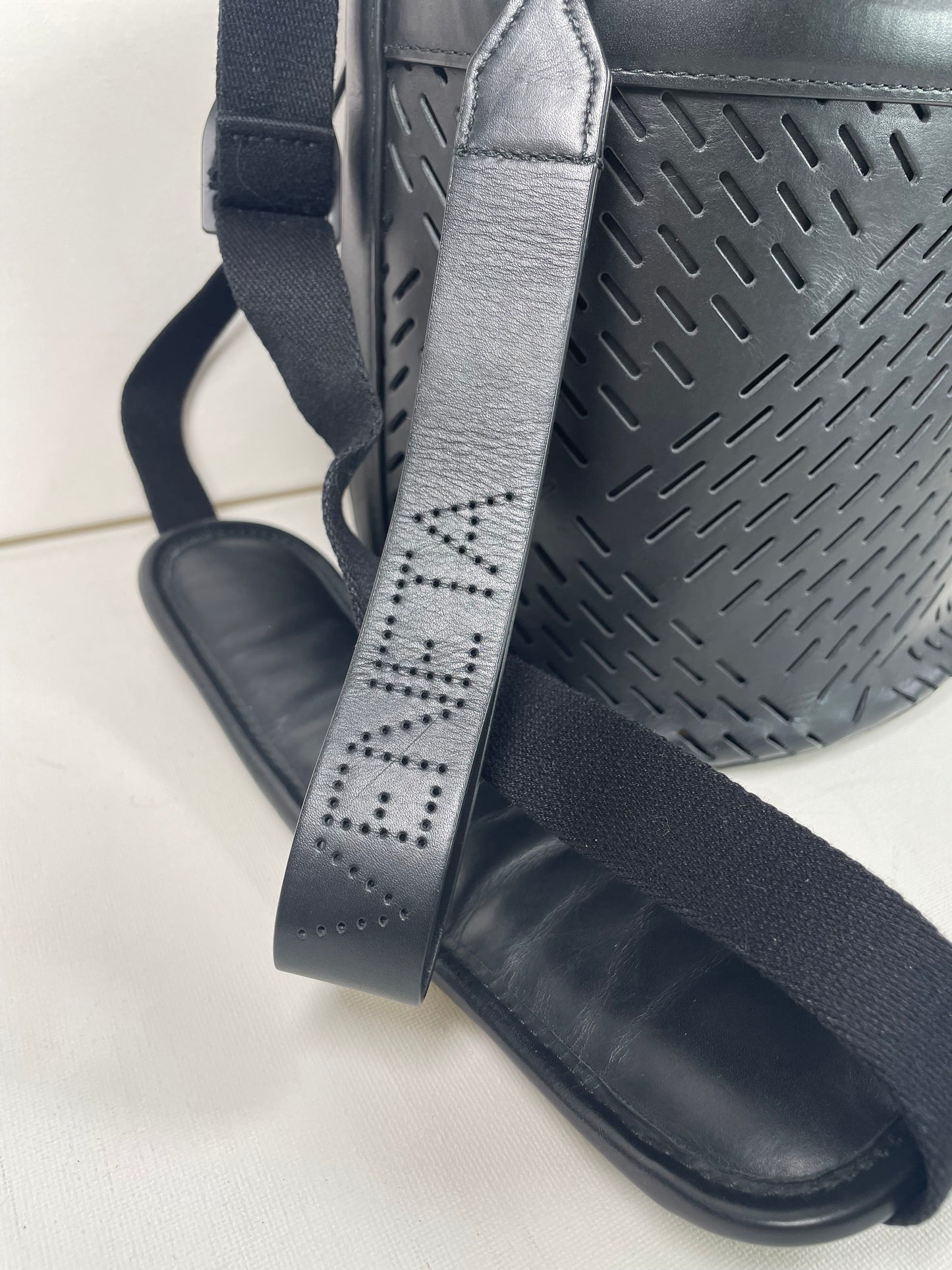 Preloved Bottega Veneta Perforated Bucket Bag