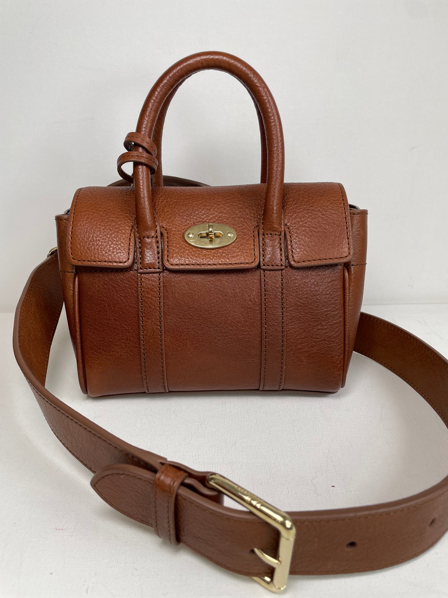 Preloved Mulberry Bayswater Satchel Bag, Mini
