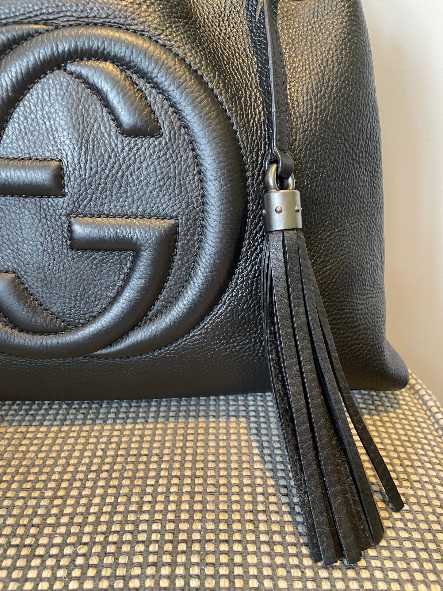 Preloved Gucci Soho Chain Double Handle Shoulder Tote Bag