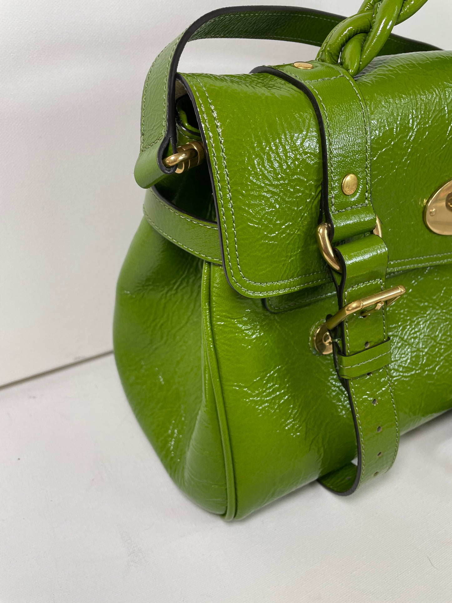 Preloved Mulberry Alexa Satchel Bag, Regular