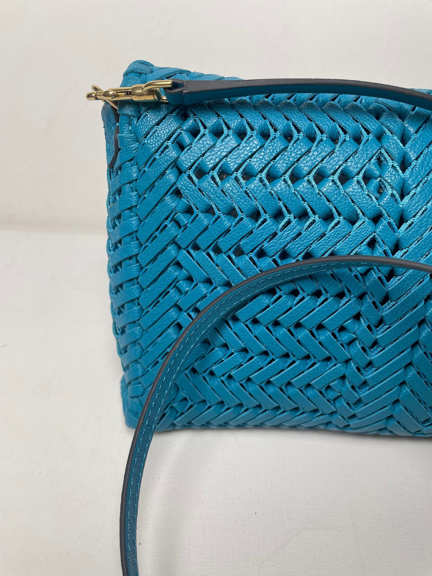 Preloved Anya Hindmarch Neeson Woven Crossbody Bag