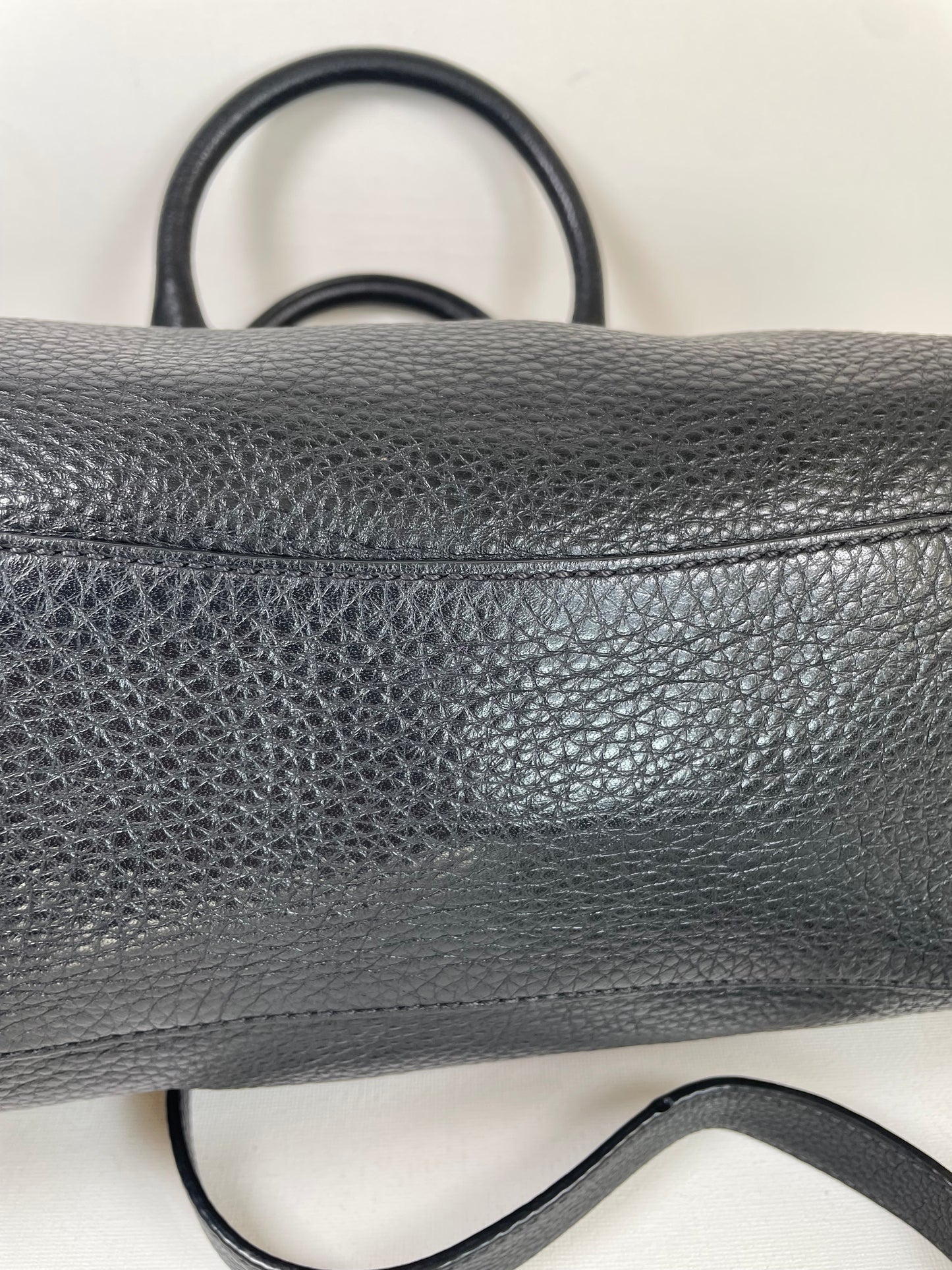 Preloved Prada Vitello Daino Bauletto Bag, Small