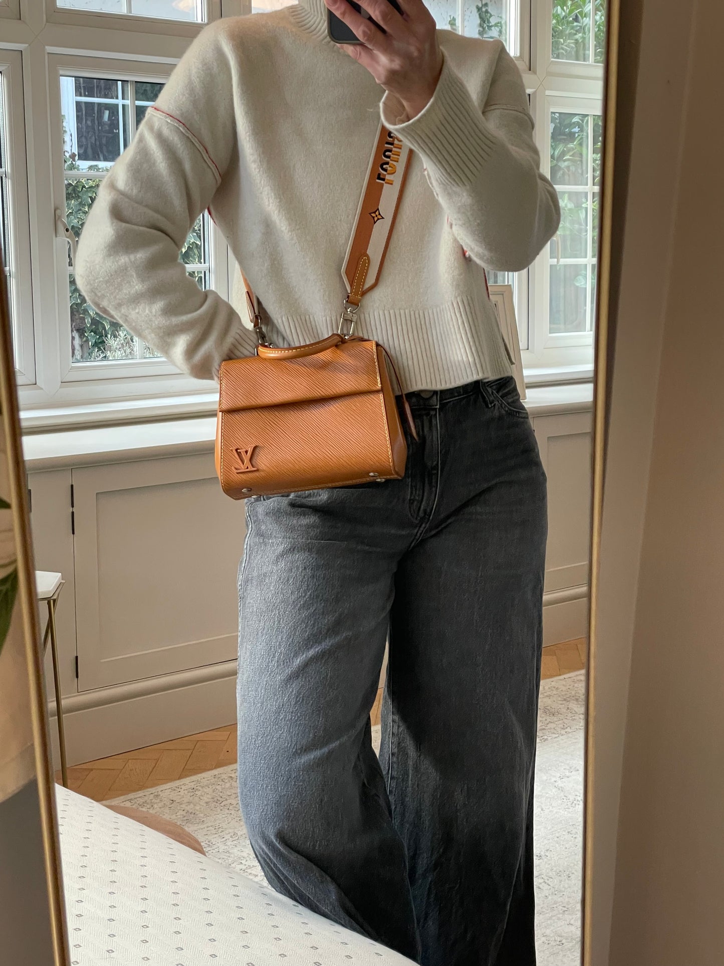 Preloved Louis Vuitton Cluny Shoulder Bag, Mini