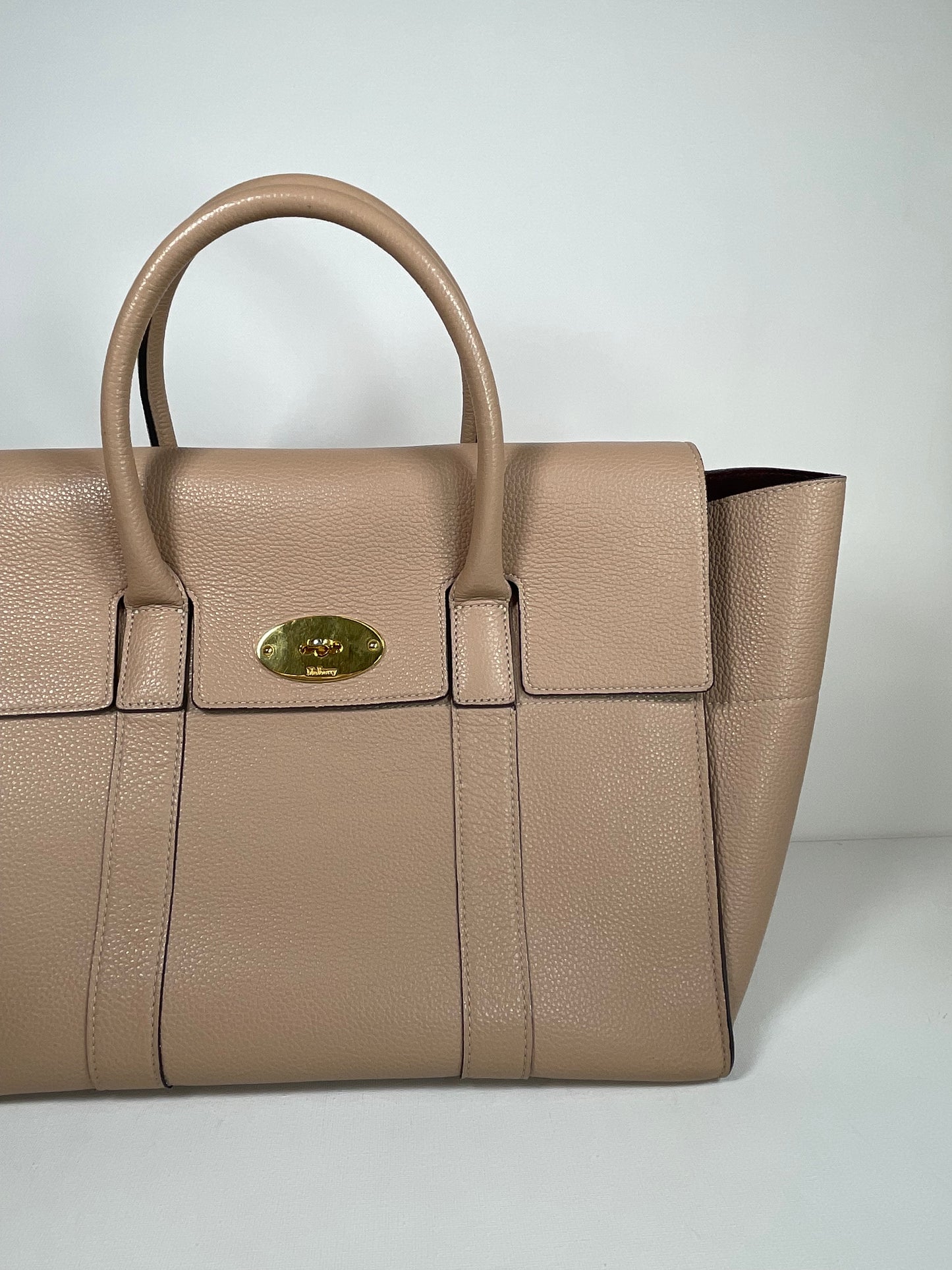 Preloved Mulberry Bayswater Tote Bag with Long Strap