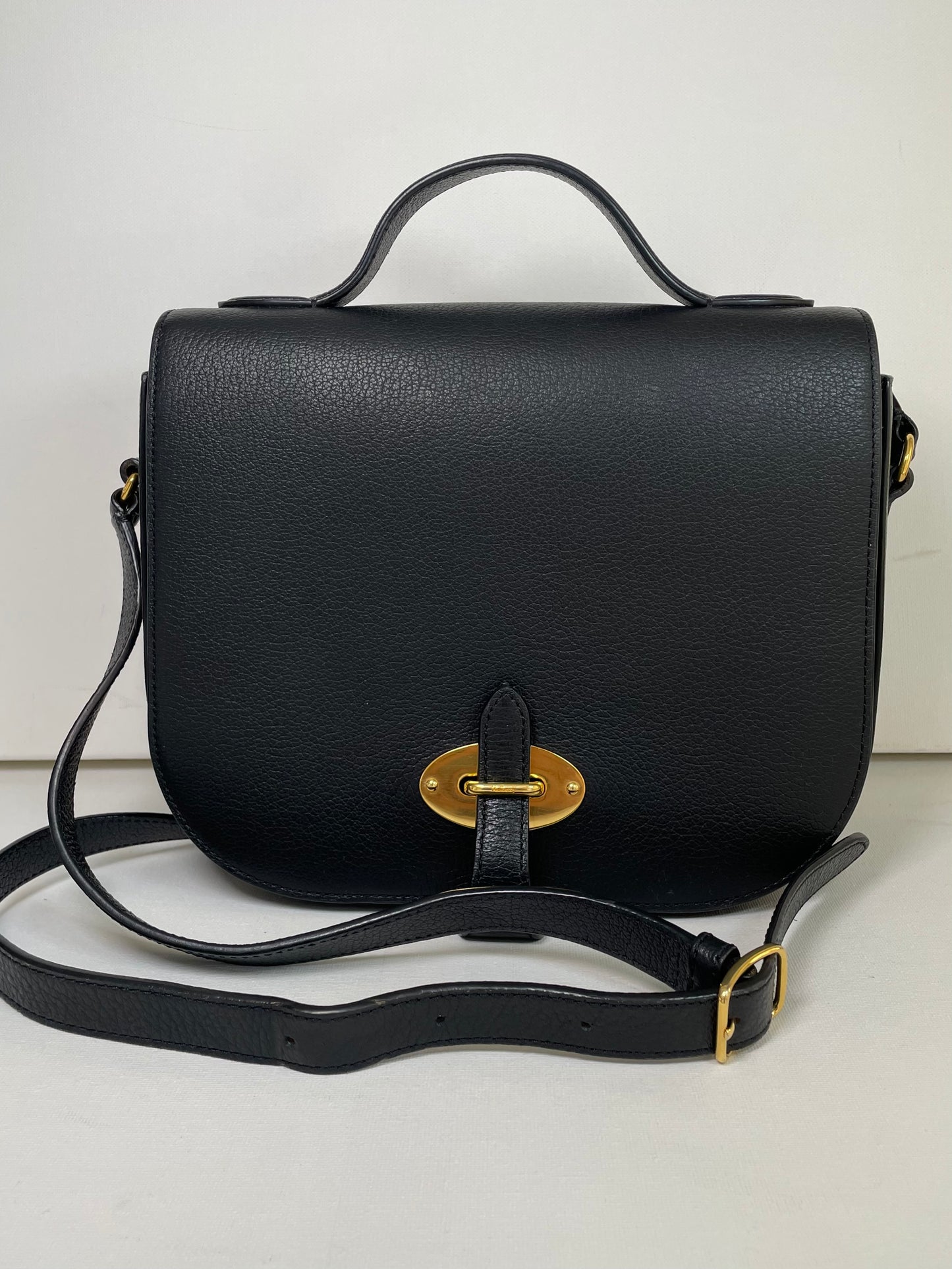 Preloved Mulberry Tenby Satchel Shoulder Bag, Large