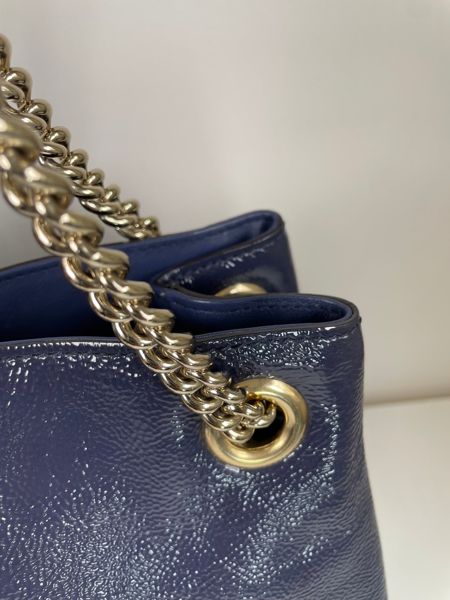 Preloved Gucci Soho Chain Shoulder Tote Bag, Medium