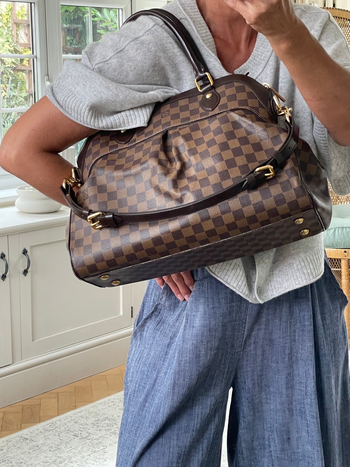 Preloved Louis Vuitton Trevi Tote Bag, GM