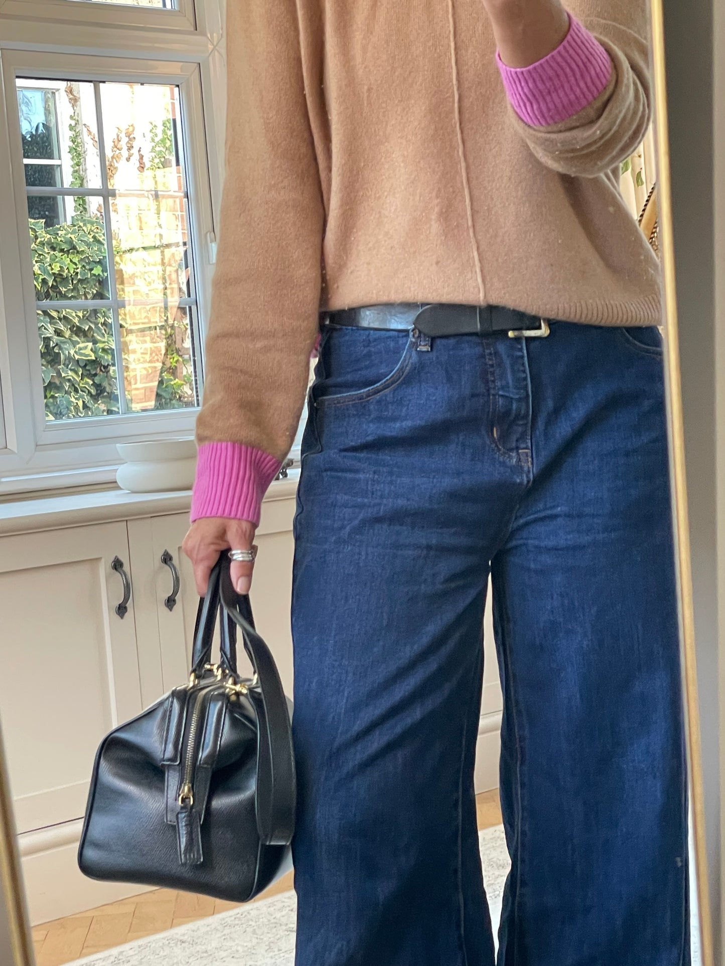 Preloved, Vintage Celine Boston Bag with Long Strap