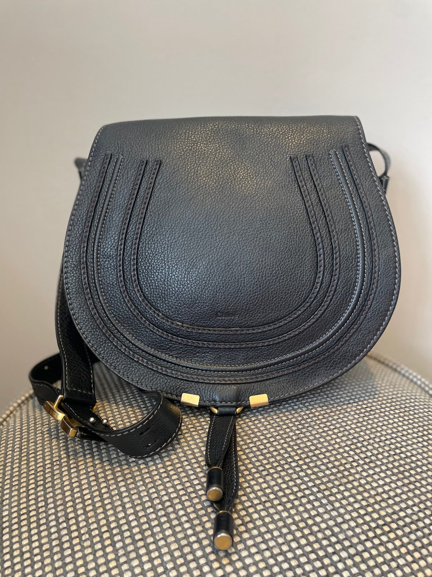 Preloved Chloe Marcie Satchel Crossbody Bag, Medium