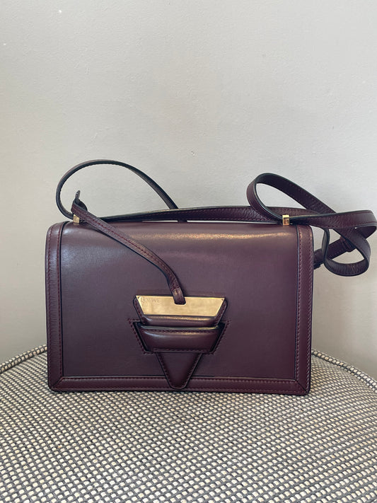 Preloved Loewe Barcelona Crossbody Bag, Medium