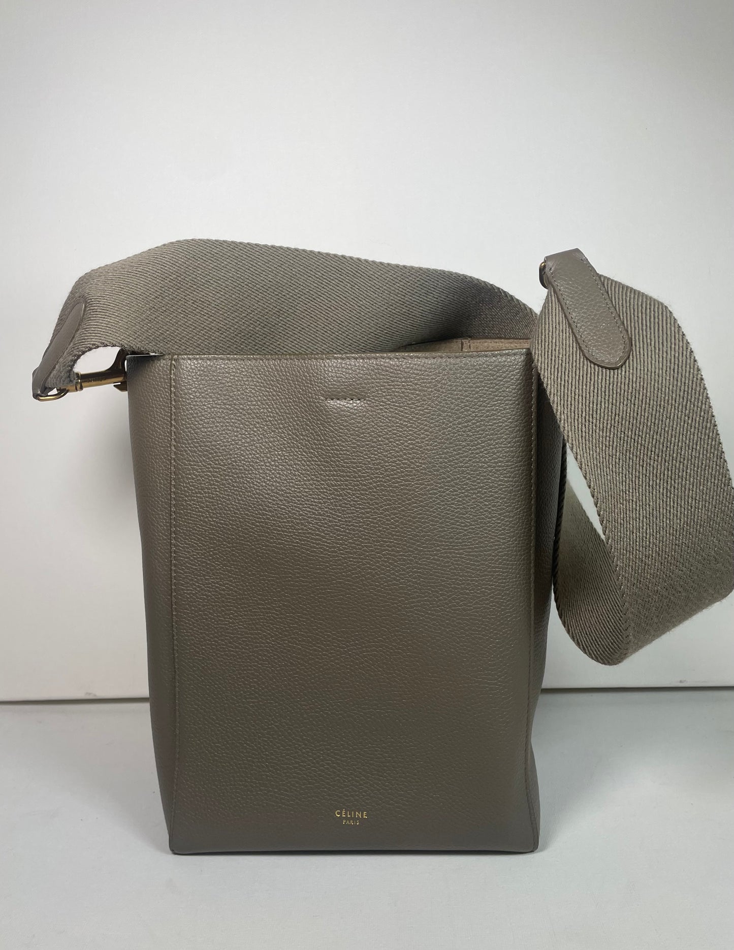 Preloved Celine Sangle Seau Bucket Bag, Small