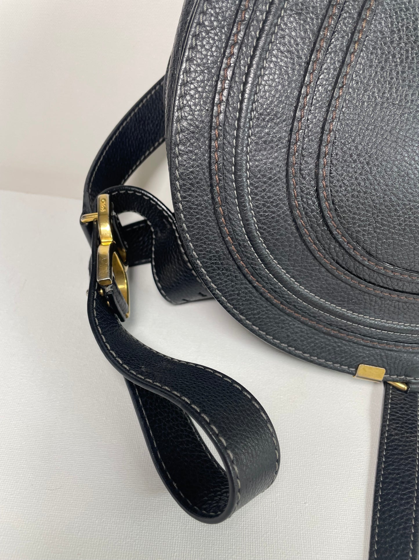 Preloved Chloe Marcie Satchel Crossbody Bag, Medium