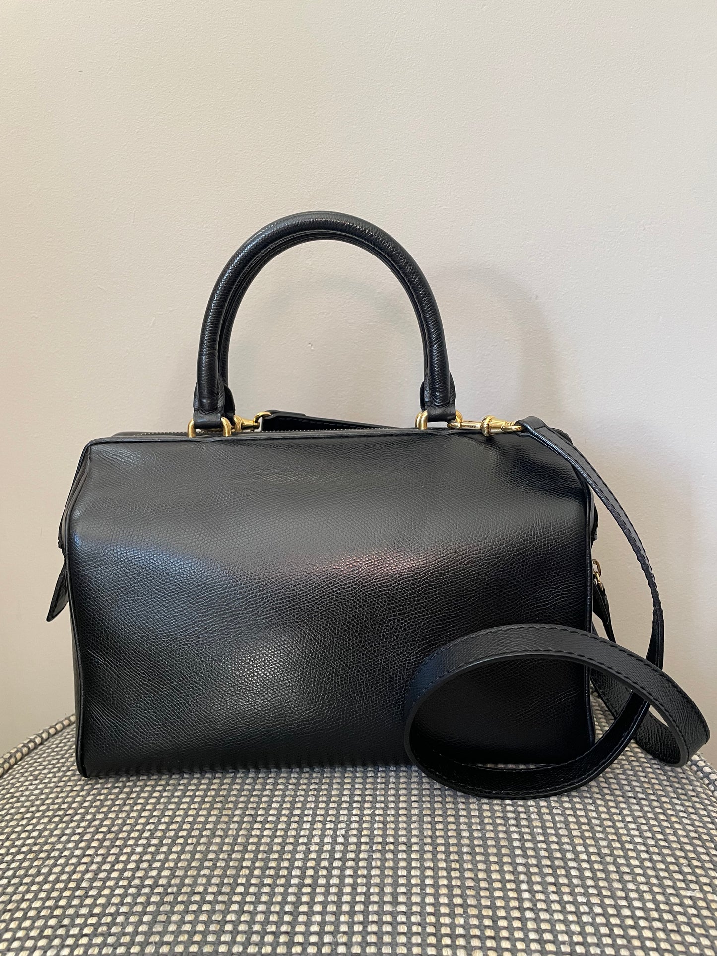 Preloved, Vintage Celine Boston Bag with Long Strap