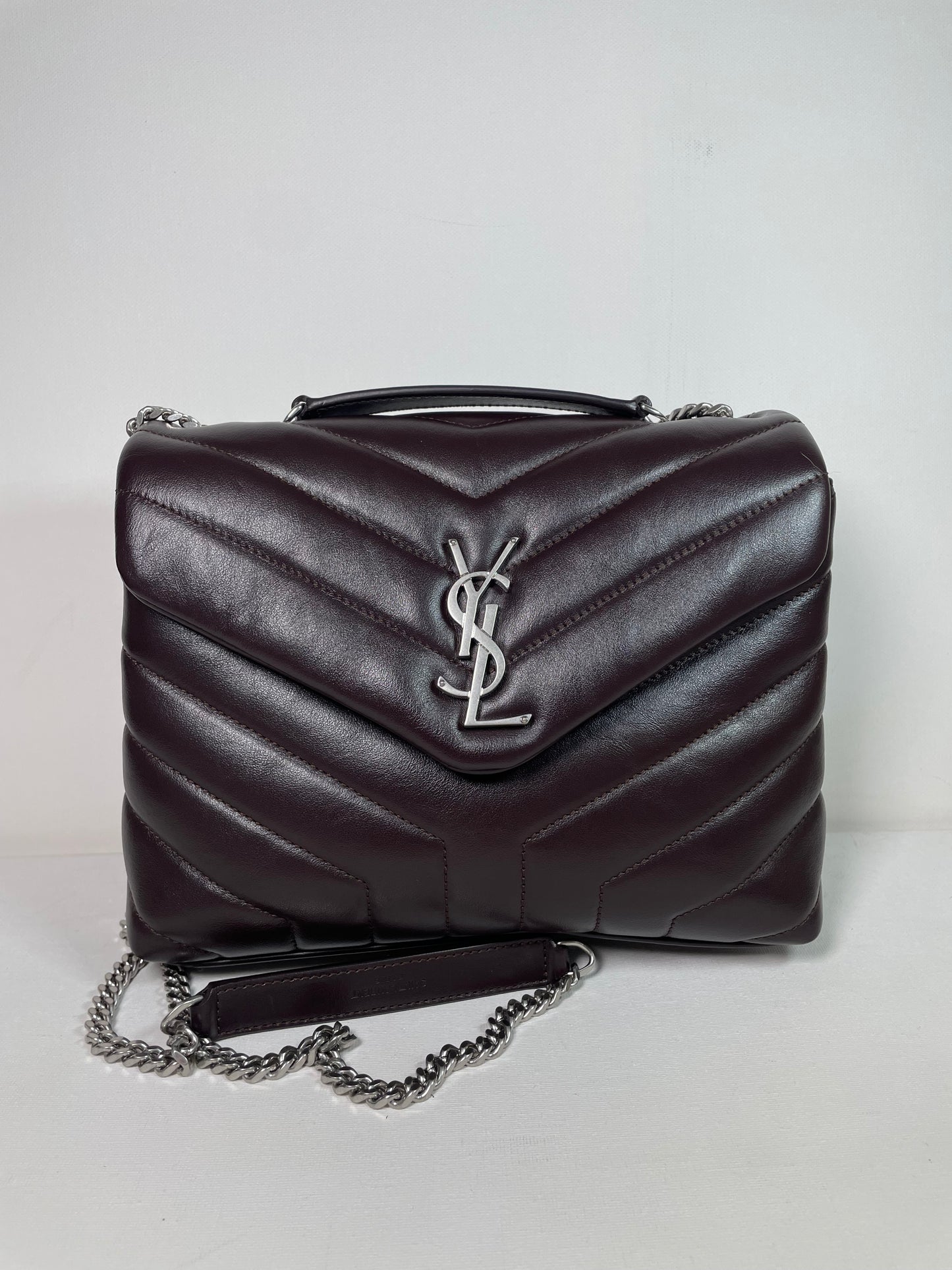 Preloved Yves Saint Laurent Quilted LouLou Shoulder Bag, Small