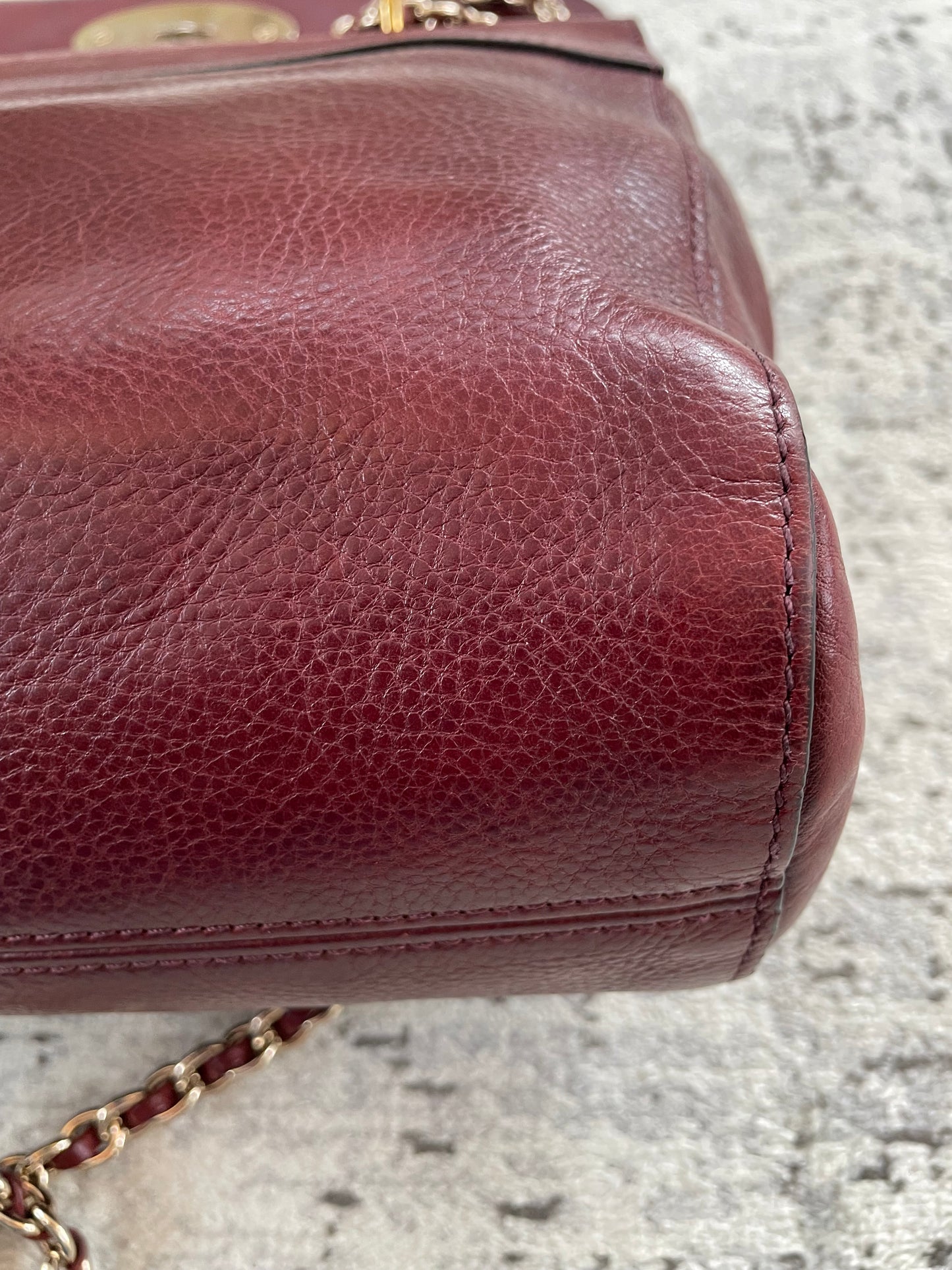 Preloved Mulberry Lily Shoulder Bag, Medium