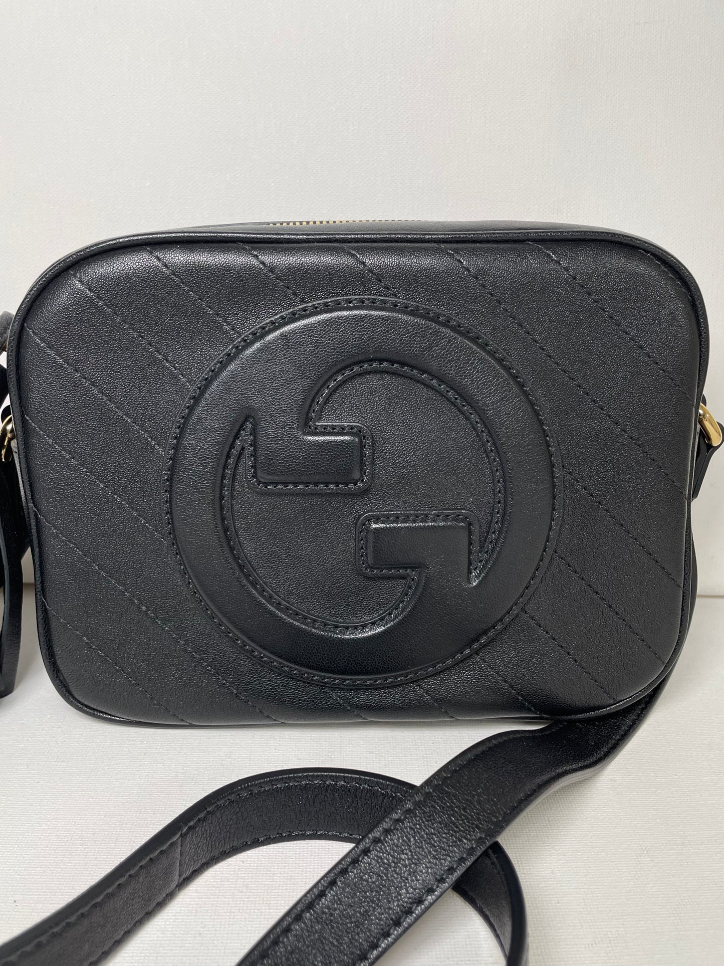Preloved Gucci Blonde Crossbody Bag, Small