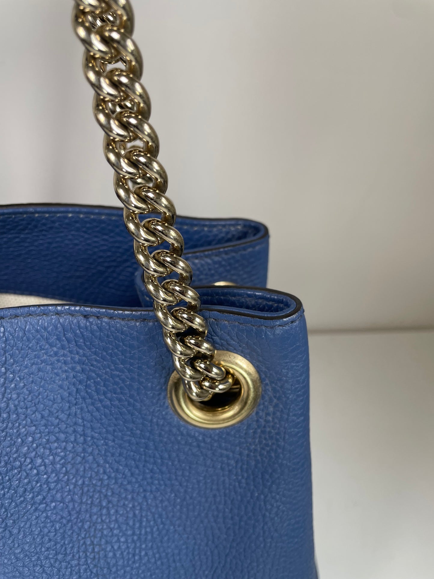 Preloved Gucci Soho Chain Shoulder Tote Bag, Medium
