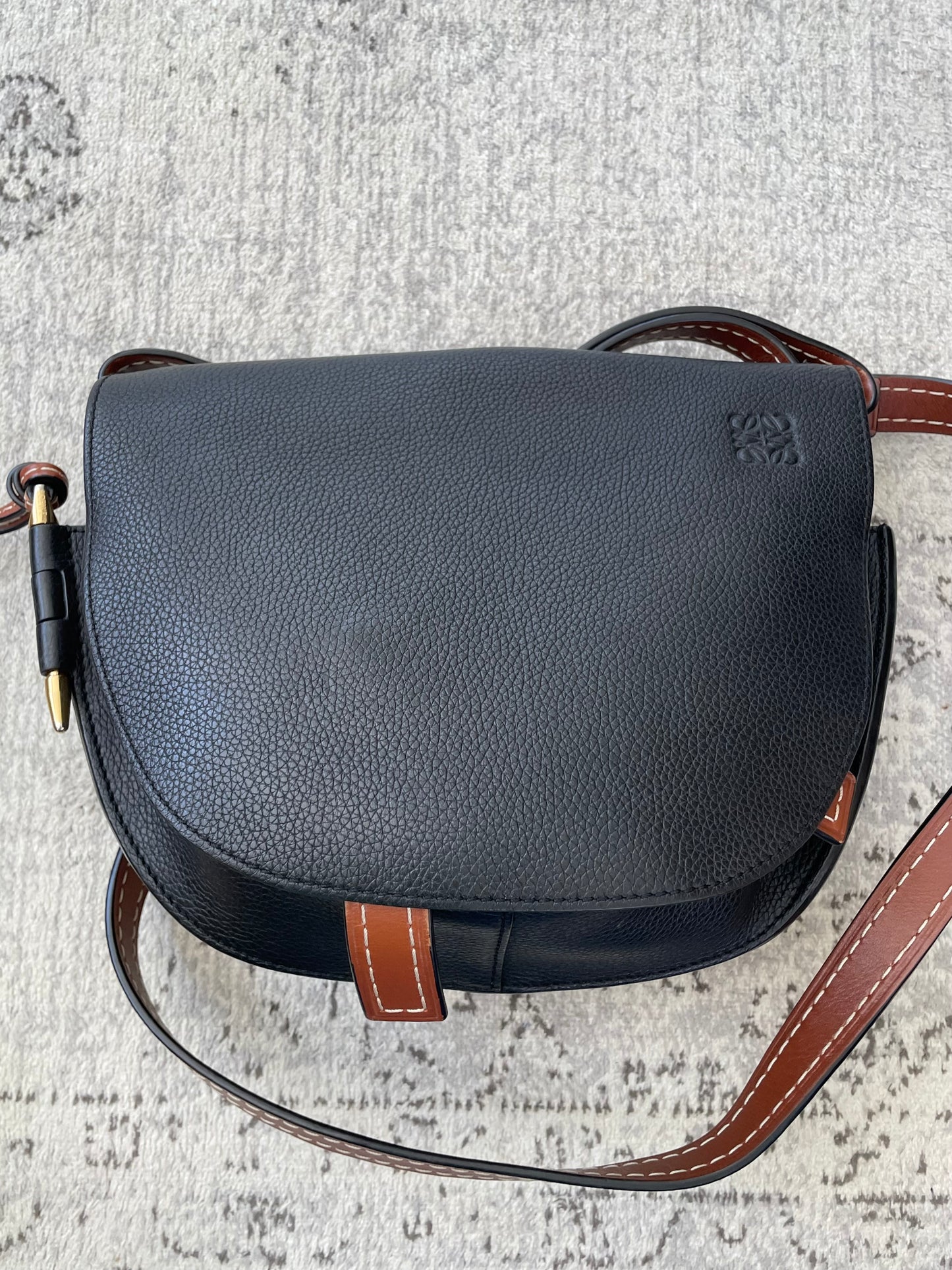 Preloved Loewe Gate Crossbody Bag, Small