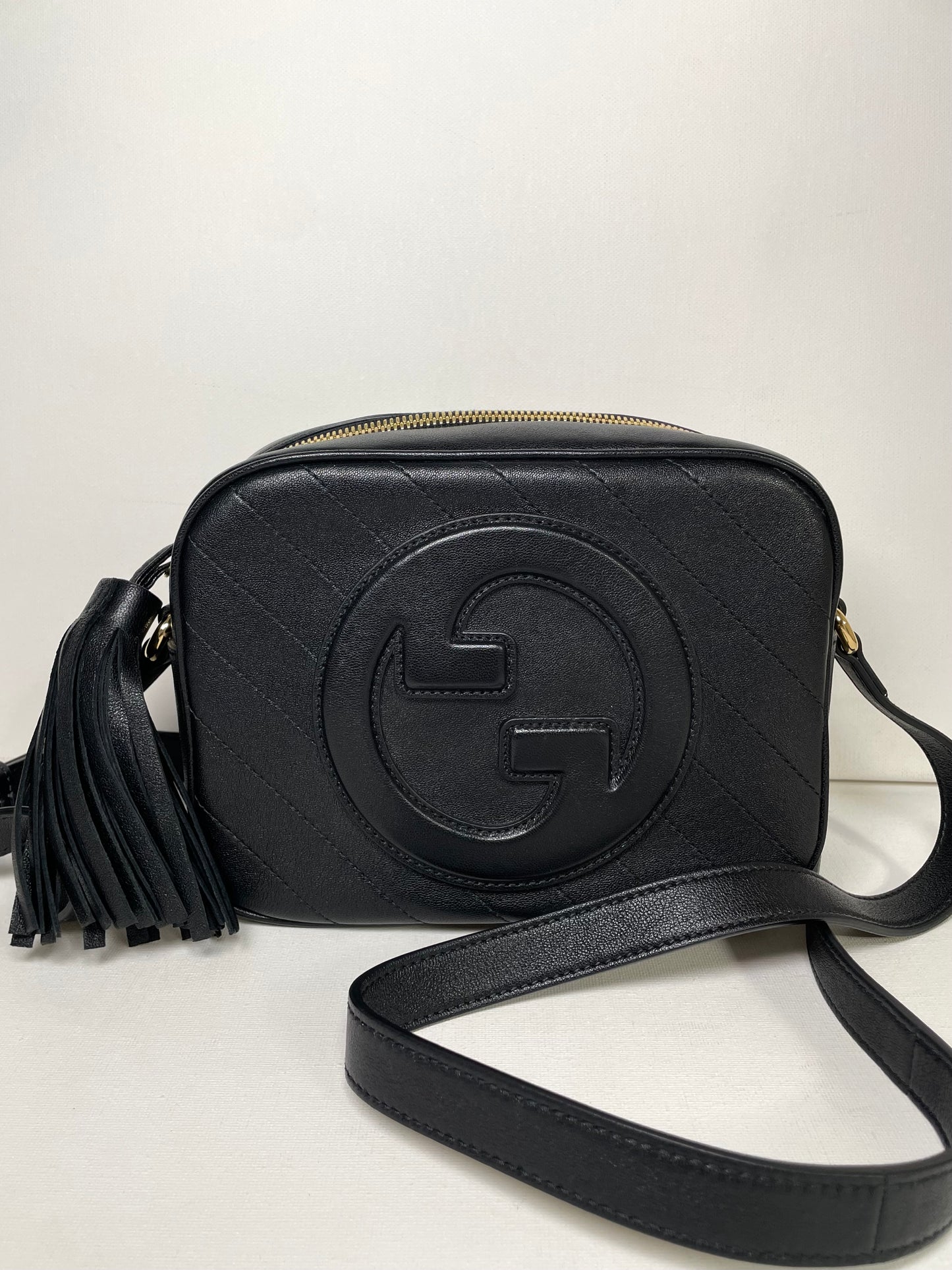 Preloved Gucci Blonde Crossbody Bag, Small