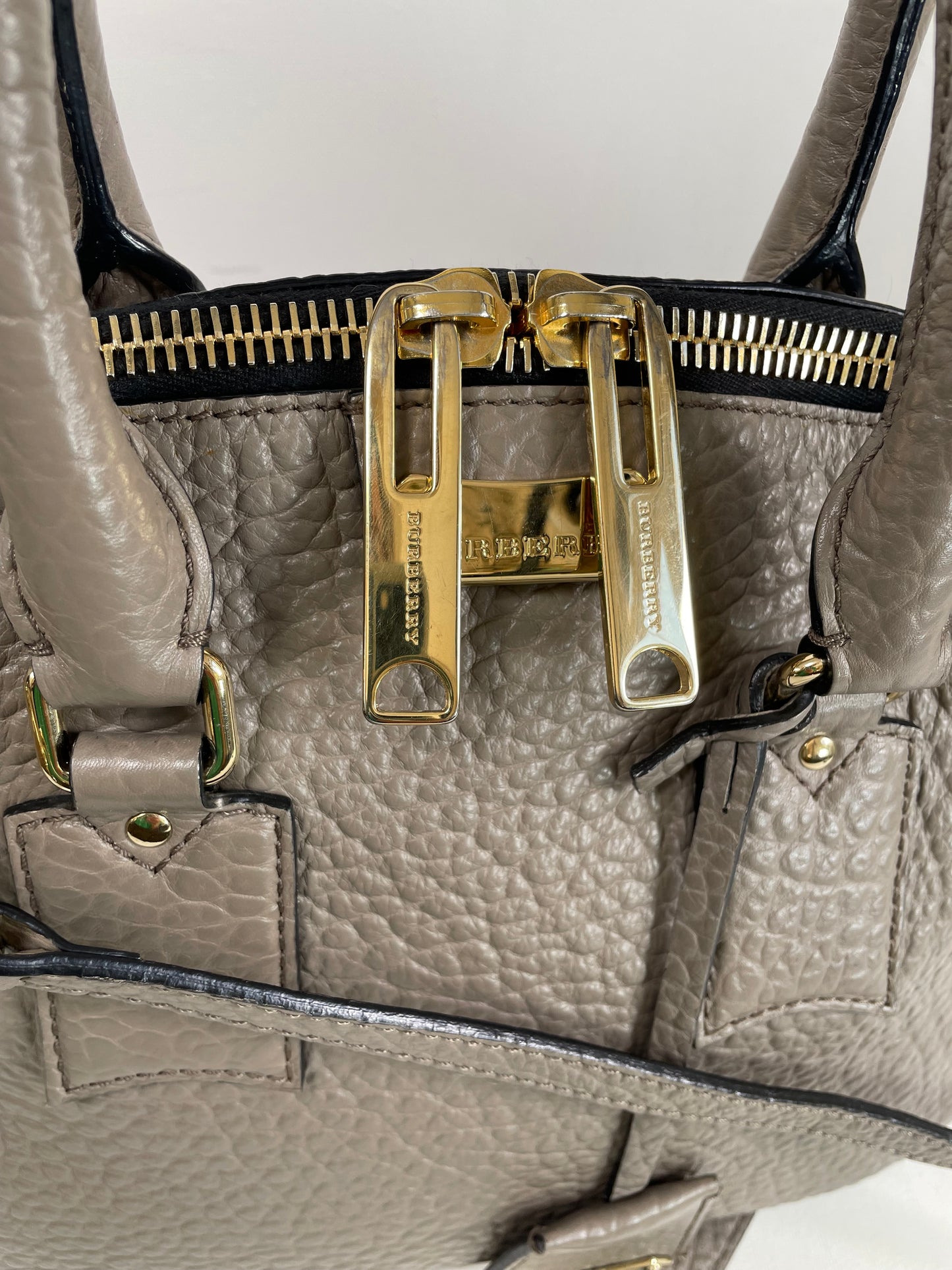 Preloved Burberry Orchard Tote Bag with Long Strap, Medium