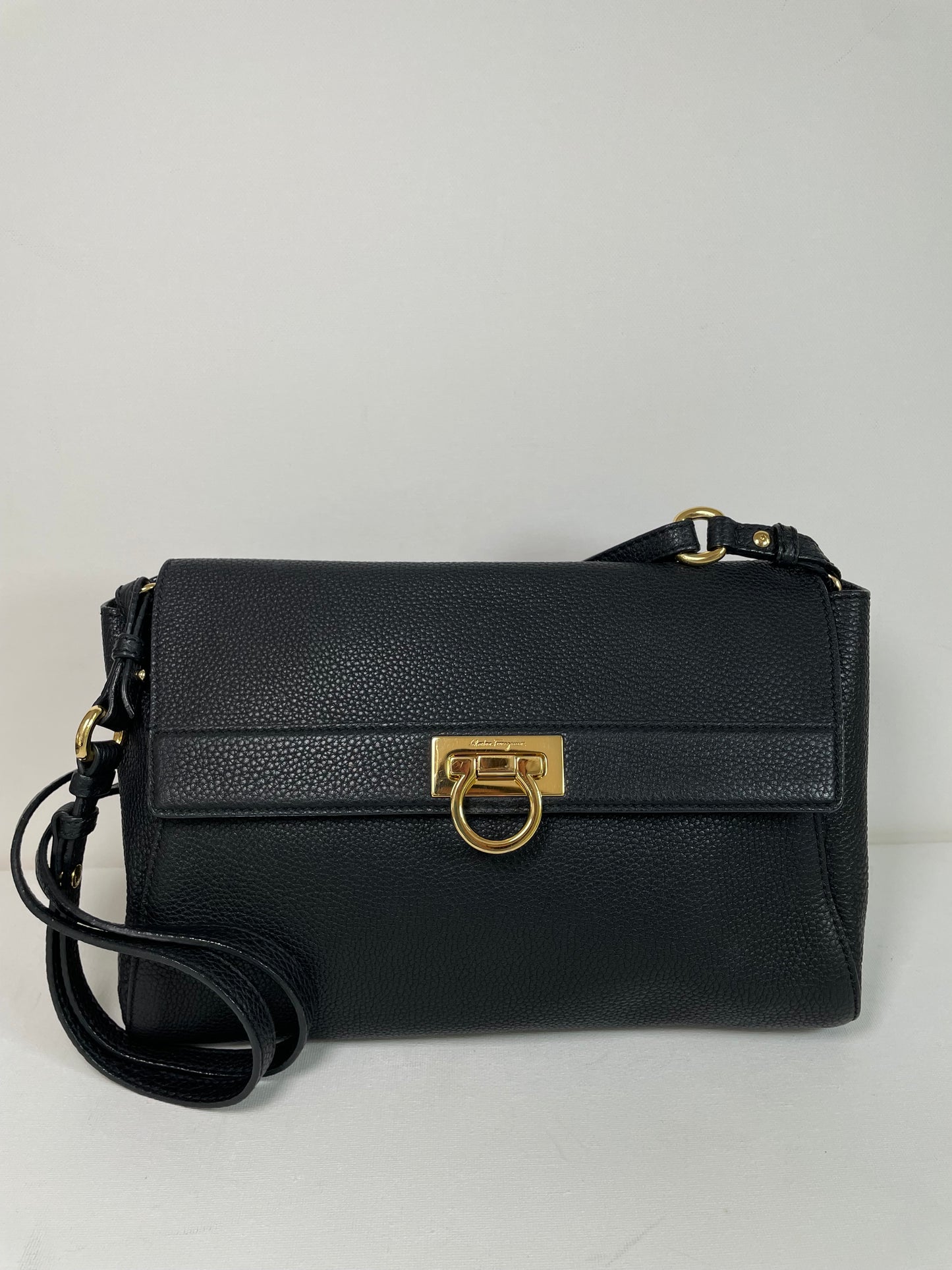 Preloved Salvatore Ferragamo Calfskin Abbey Crossbody Bag