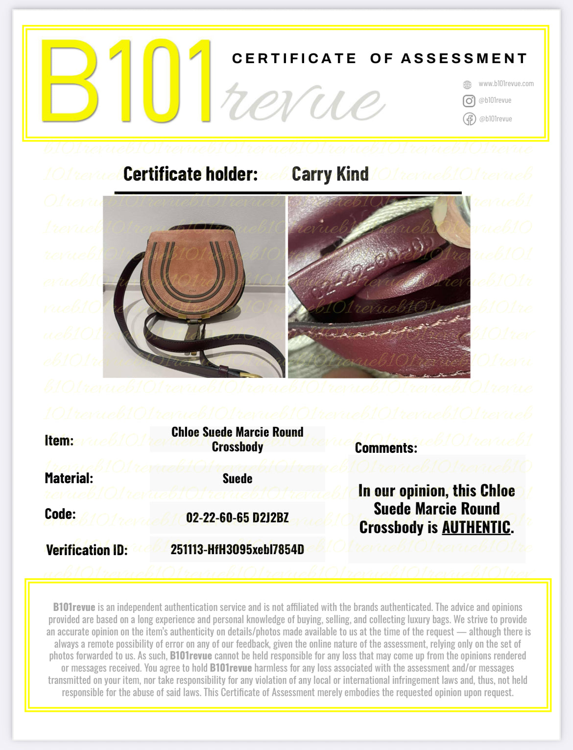 Preloved Chloe Marcie Crossbody Bag, Small