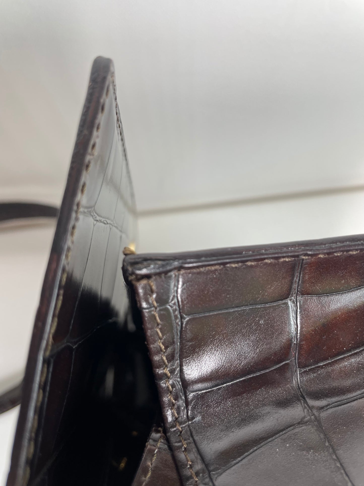 Preloved Celine C Triomphe Shoulder Bag