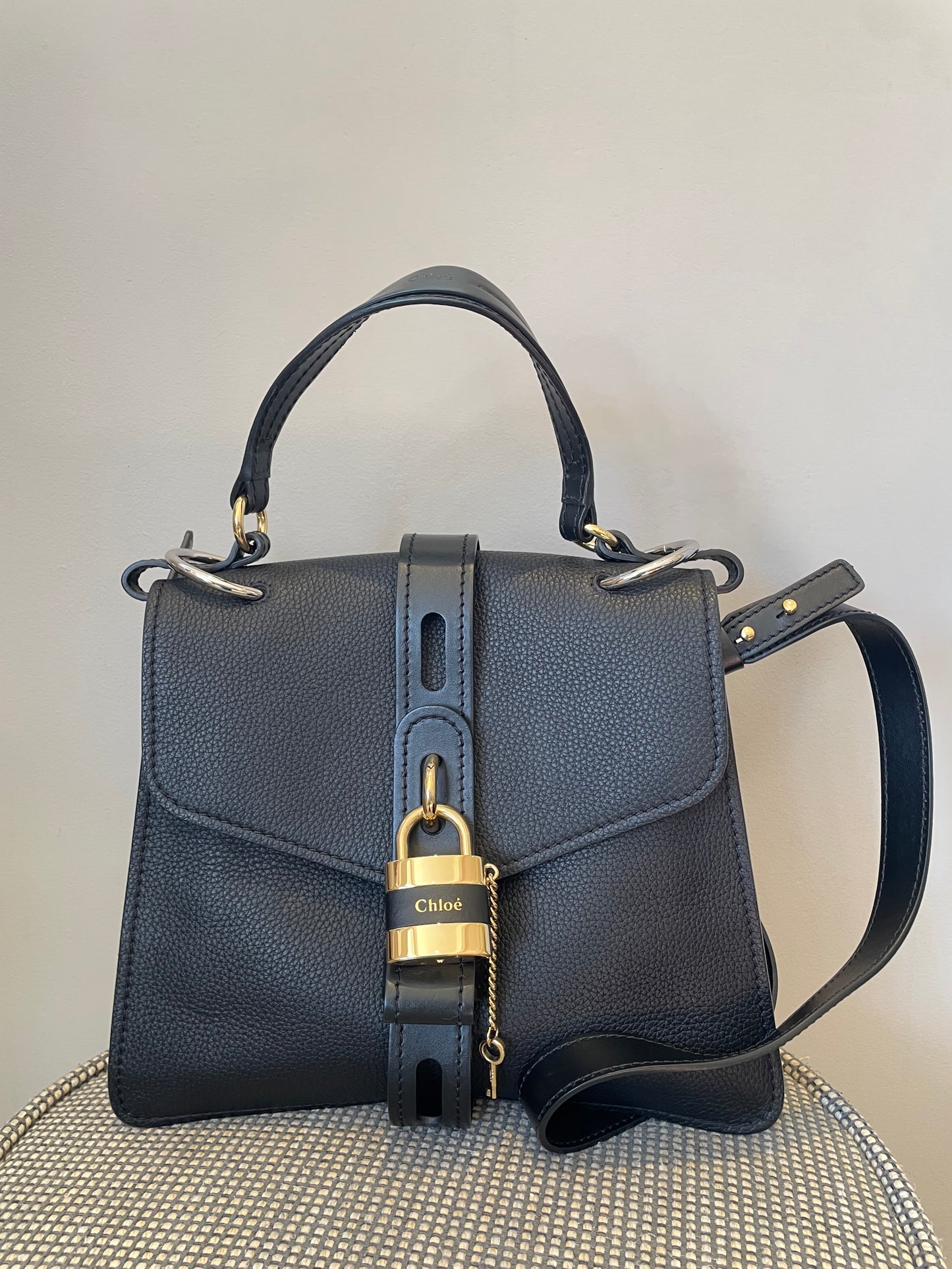 Preloved Chloe Aby Two Way Satchel Bag, Medium