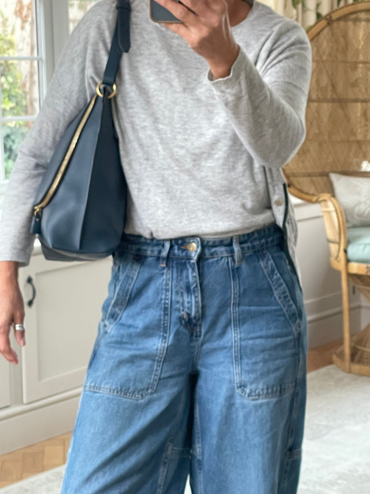 Preloved Anya Hindmarch Slouchy Vere Shoulder Bag