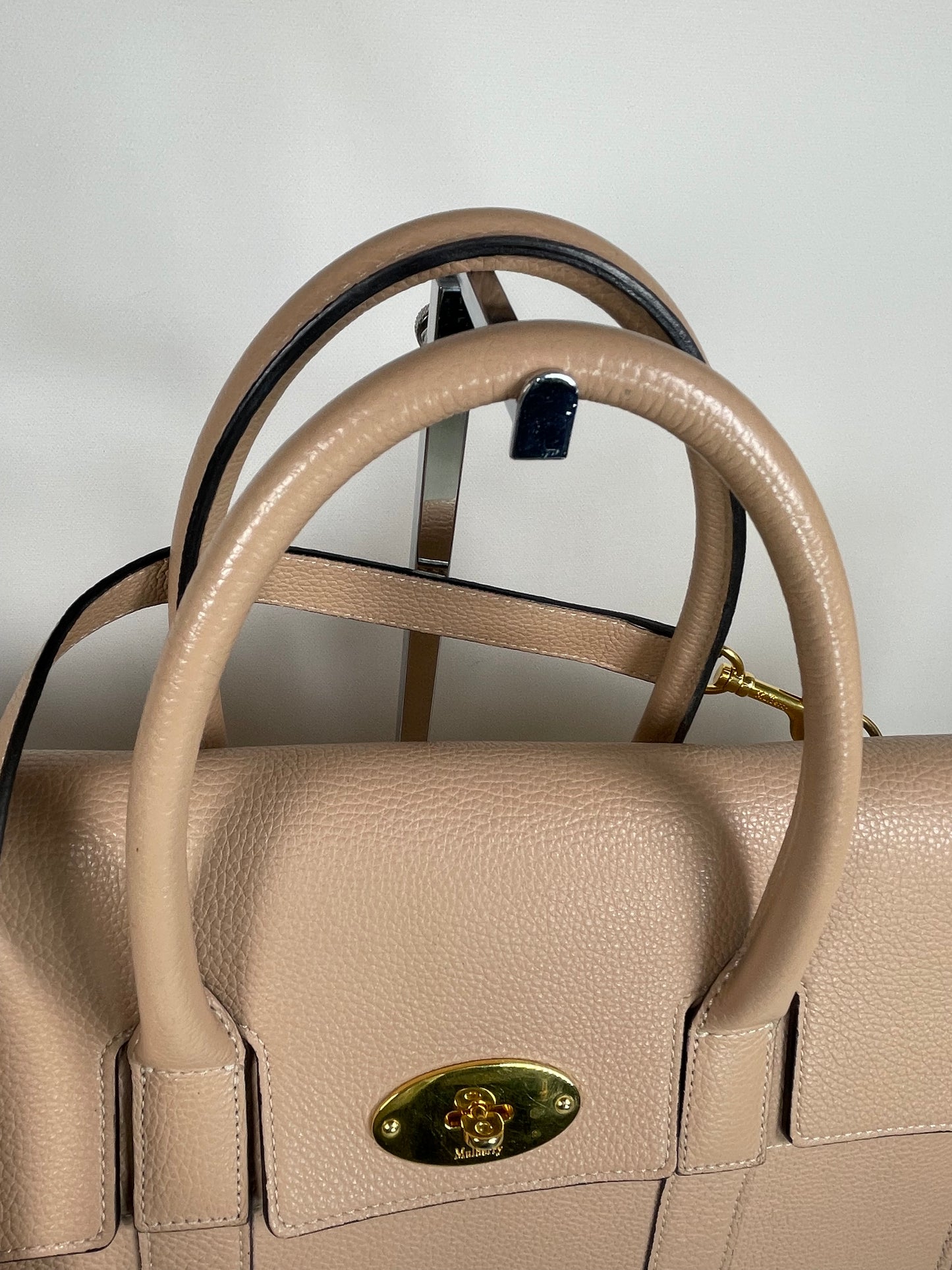 Preloved Mulberry Bayswater Tote Bag with Long Strap