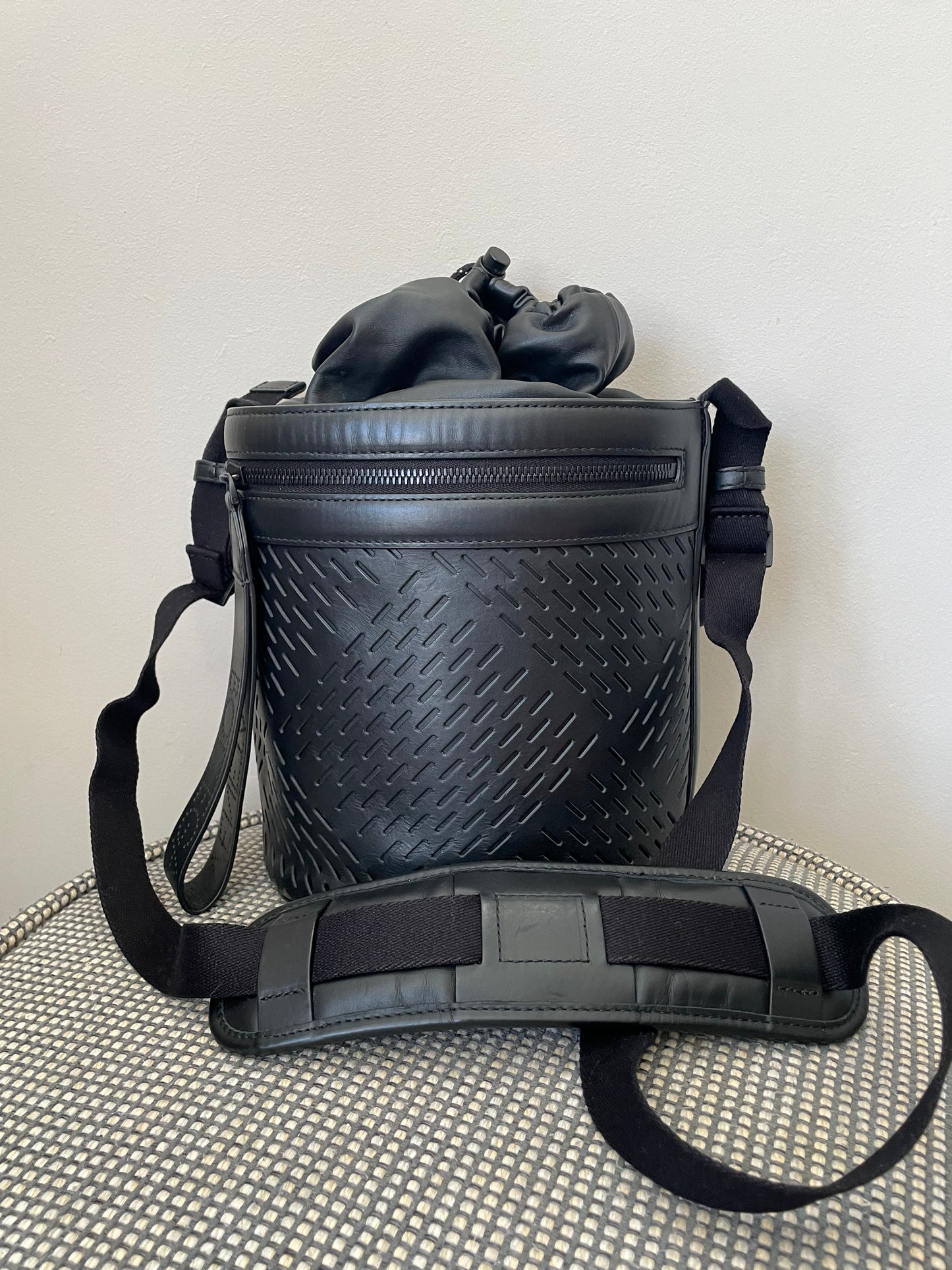 Preloved Bottega Veneta Perforated Bucket Bag