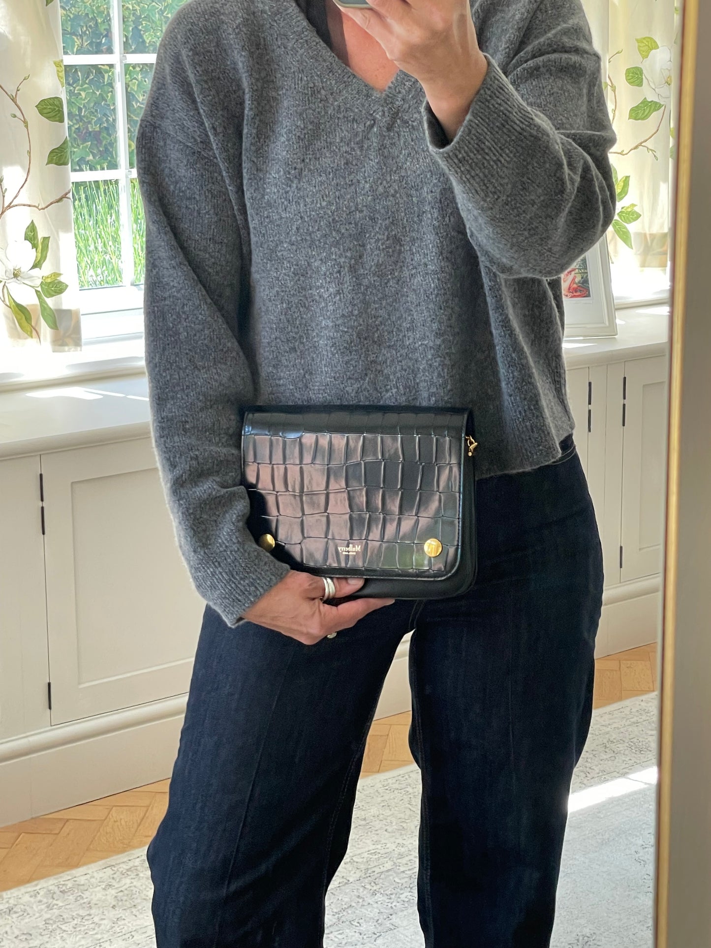 Preloved Mulberry Clifton Shoulder Bag/Clutch