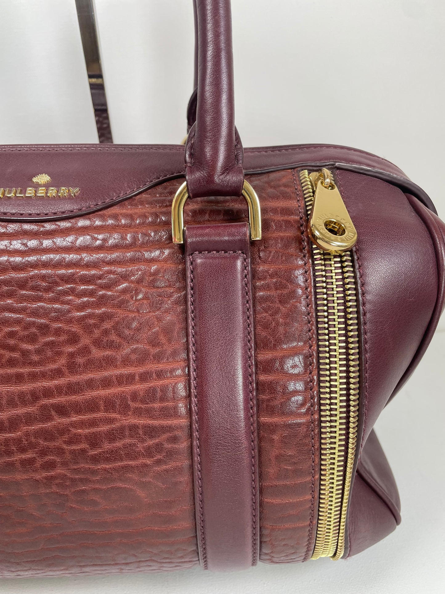 Preloved Mulberry Tasha Boston Bag