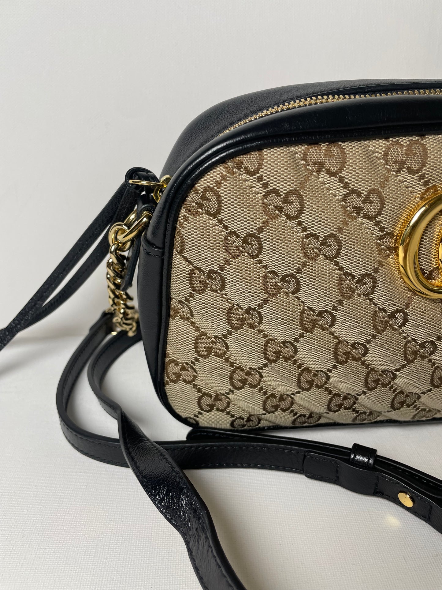 Preloved Gucci Matelasse Diagonal GG Marmont Bag, Small
