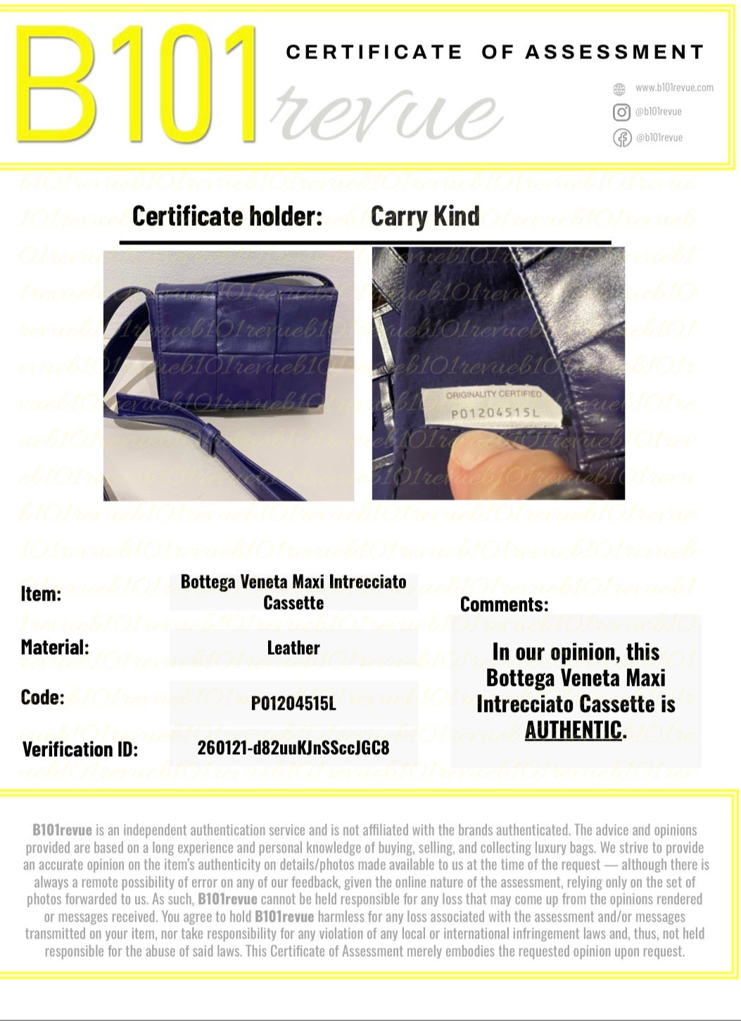 Preloved Bottega Veneta Paper Maxi Intreccio Cassette Crossbody Bag, Mini