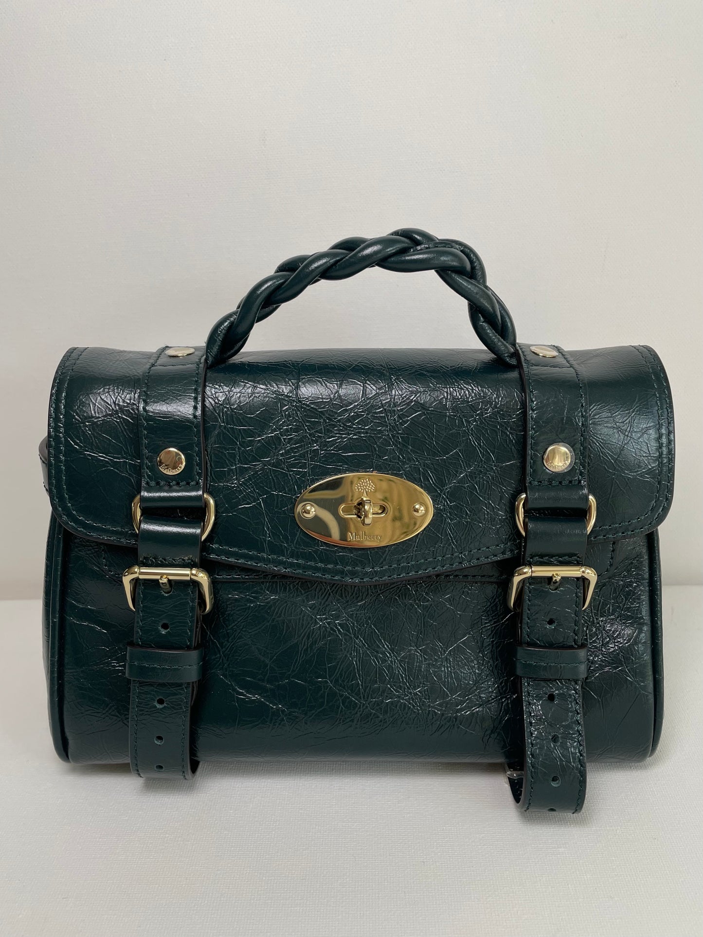 Preloved Mulberry Alexa Satchel Bag, Mini
