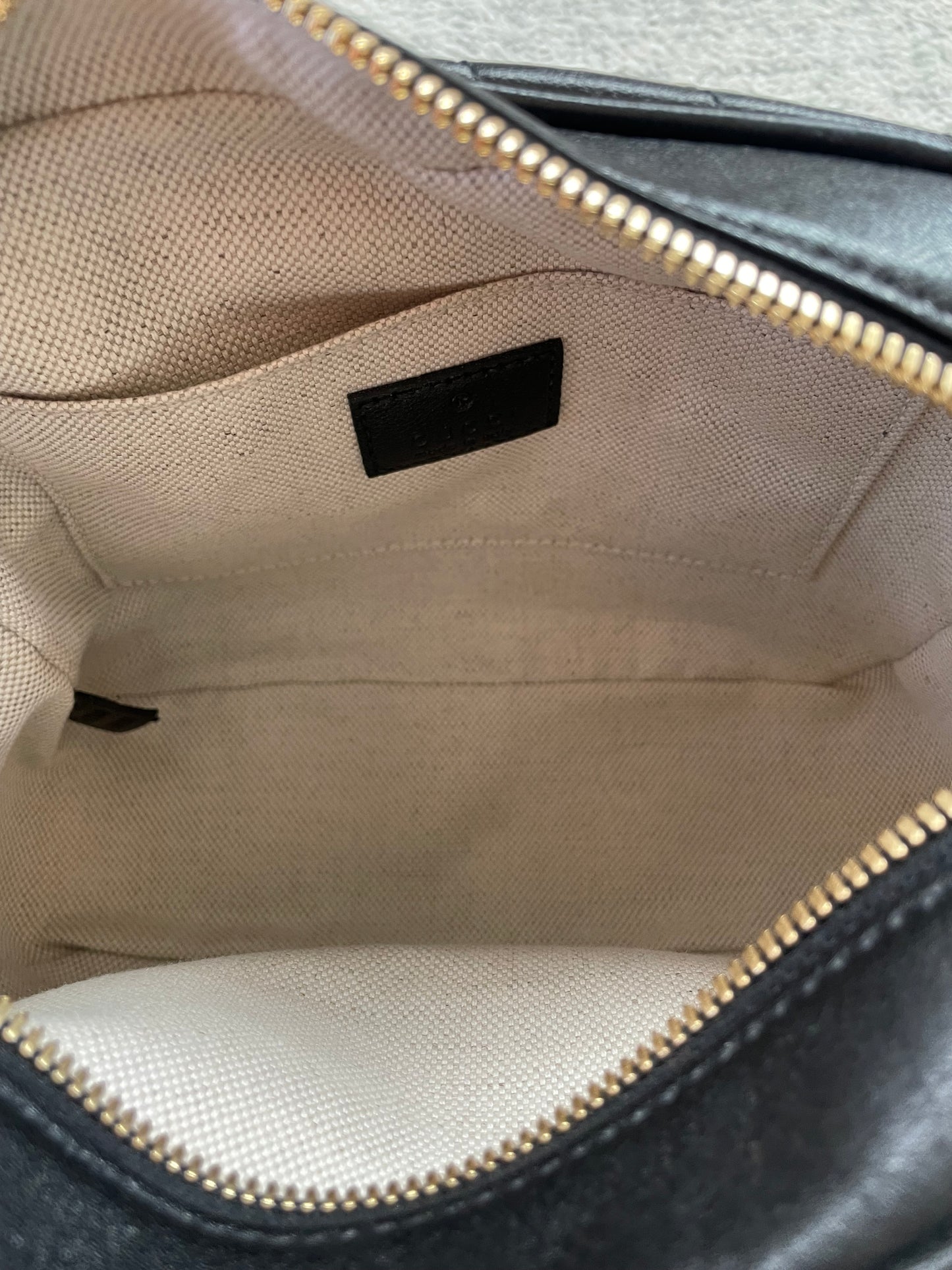 Preloved Gucci Blonde Crossbody Bag, Small