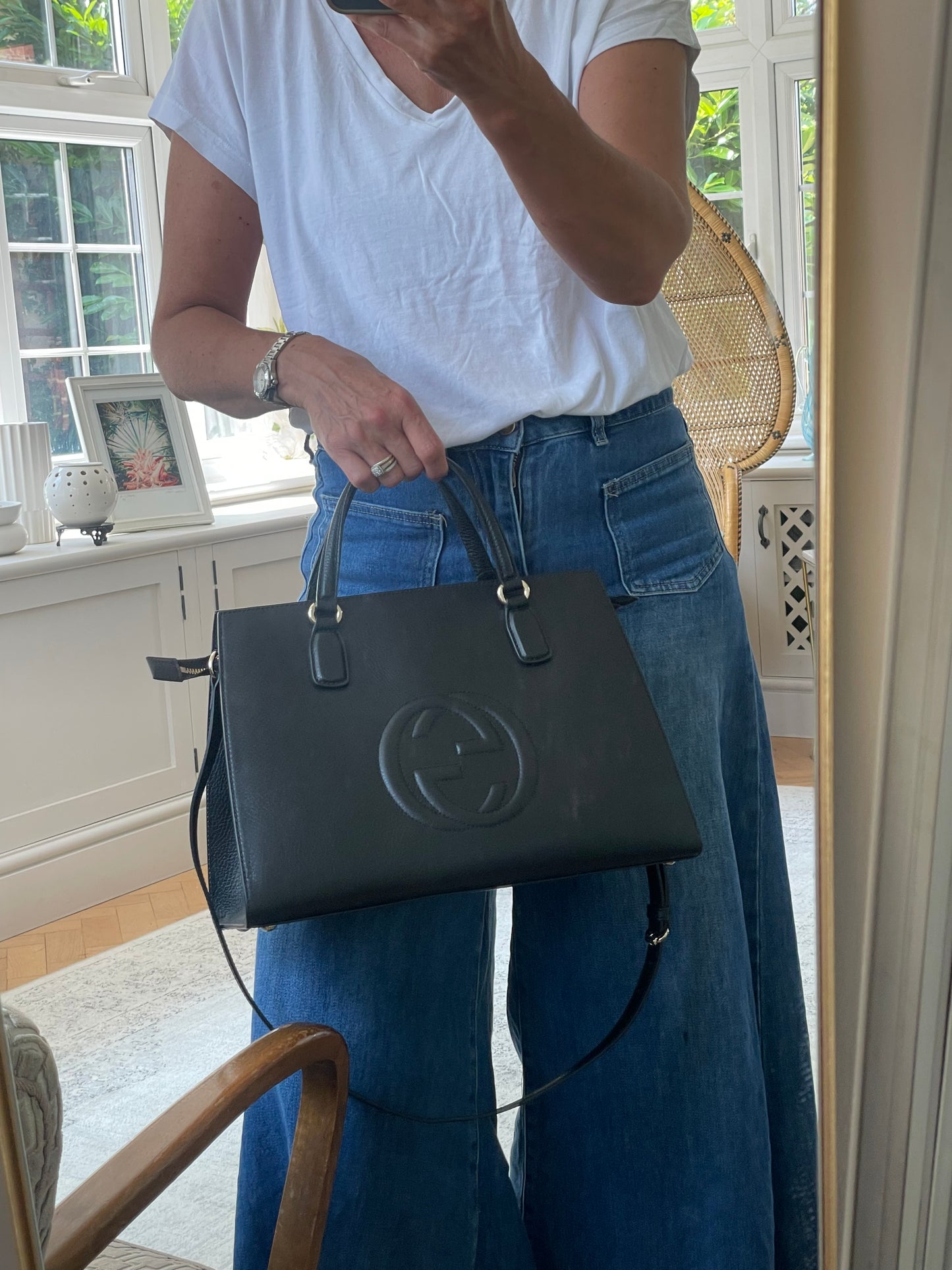 Preloved Gucci Dollar Soho Two Way Top Handle Bag
