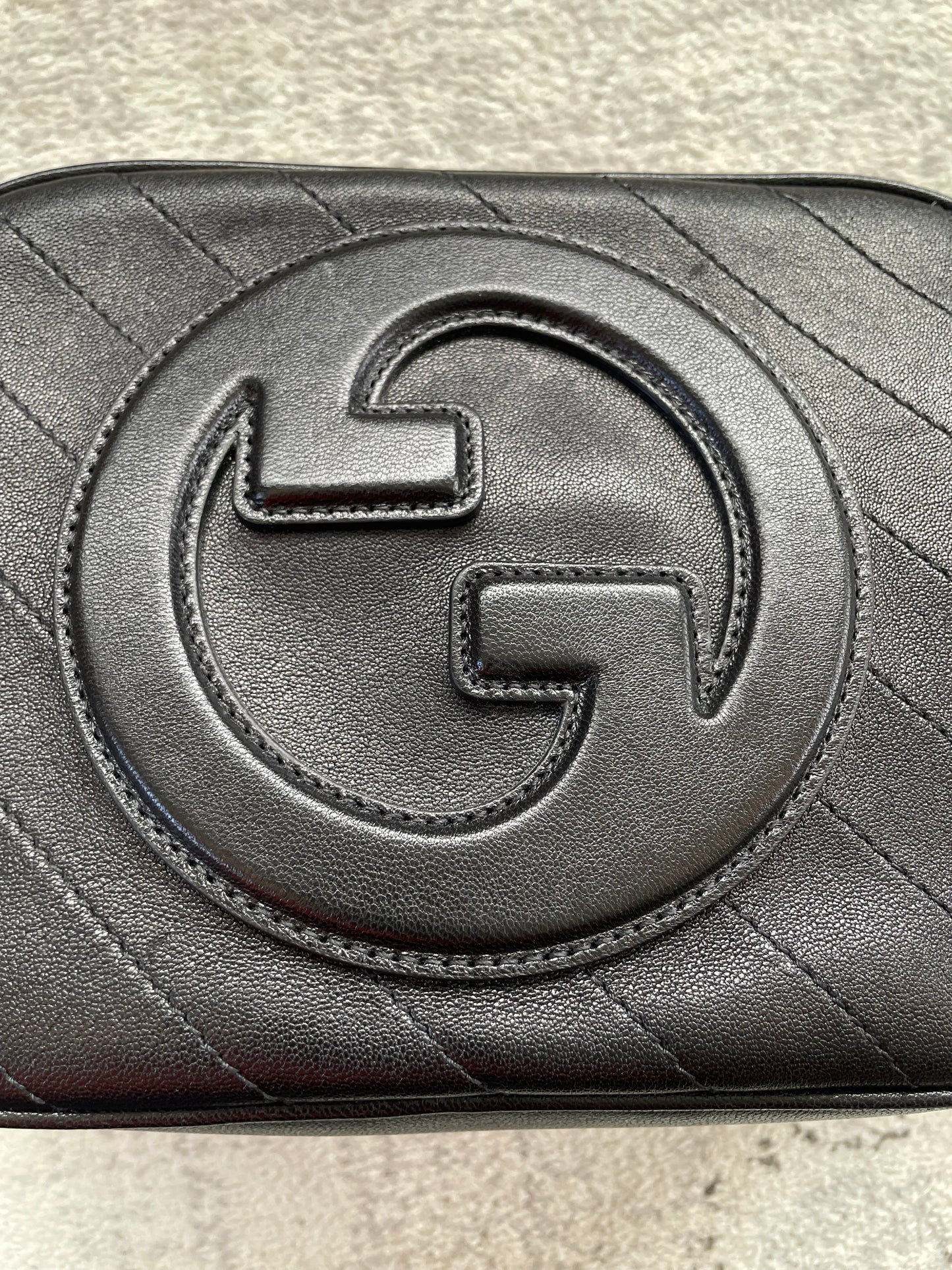 Preloved Gucci Blonde Crossbody Bag, Small