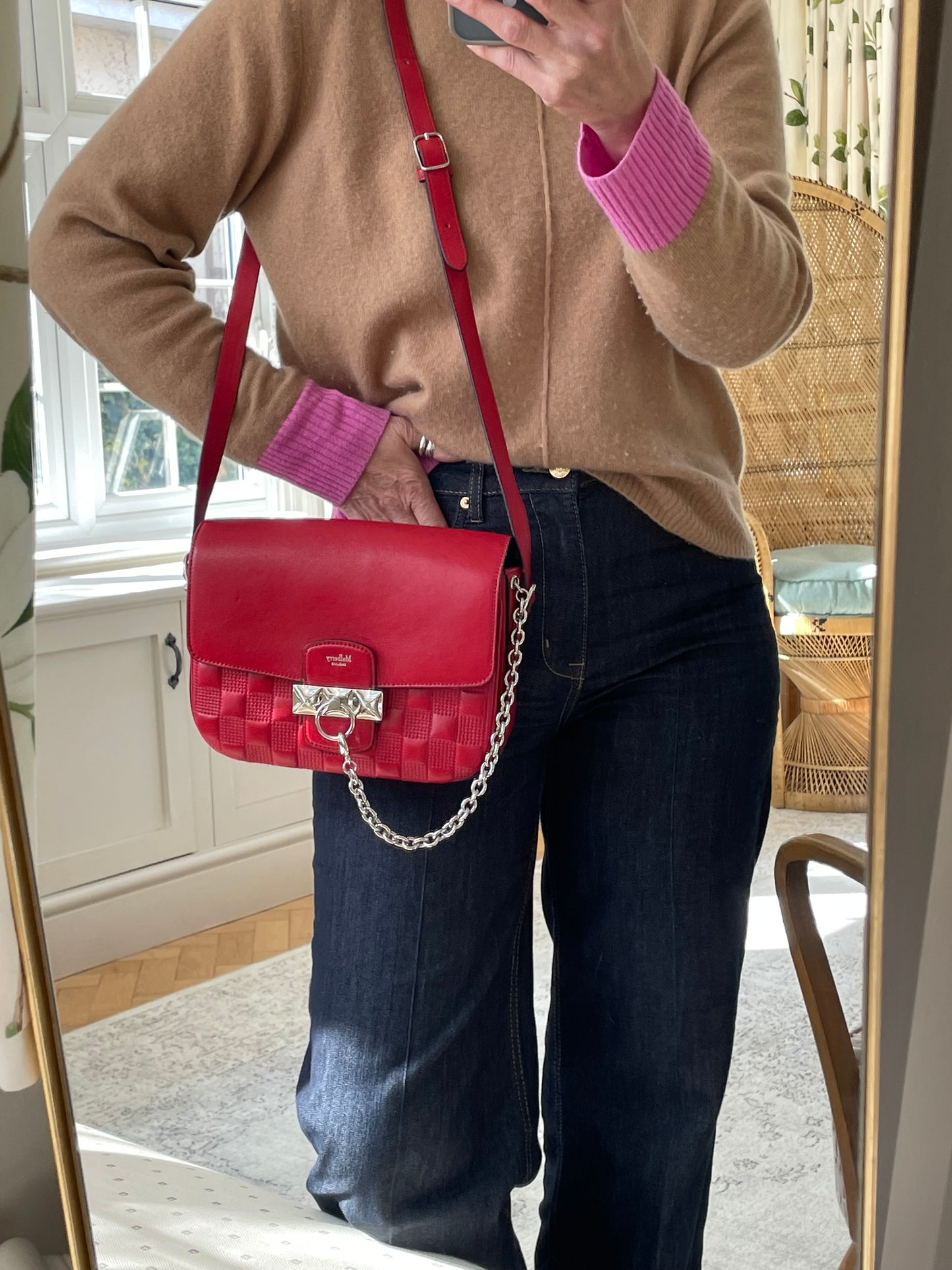 Preloved Mulberry Keeley Satchel Shoulder Bag
