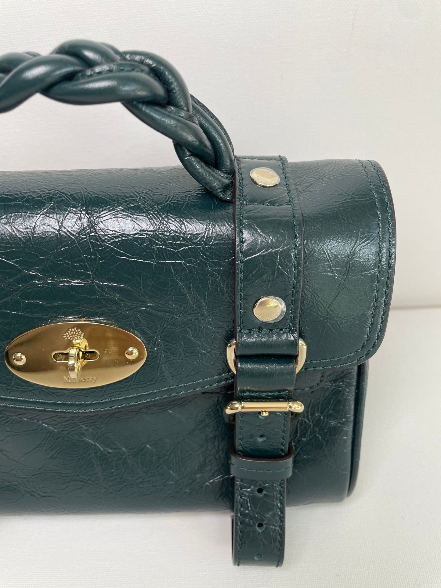 Preloved Mulberry Alexa Satchel Bag, Mini