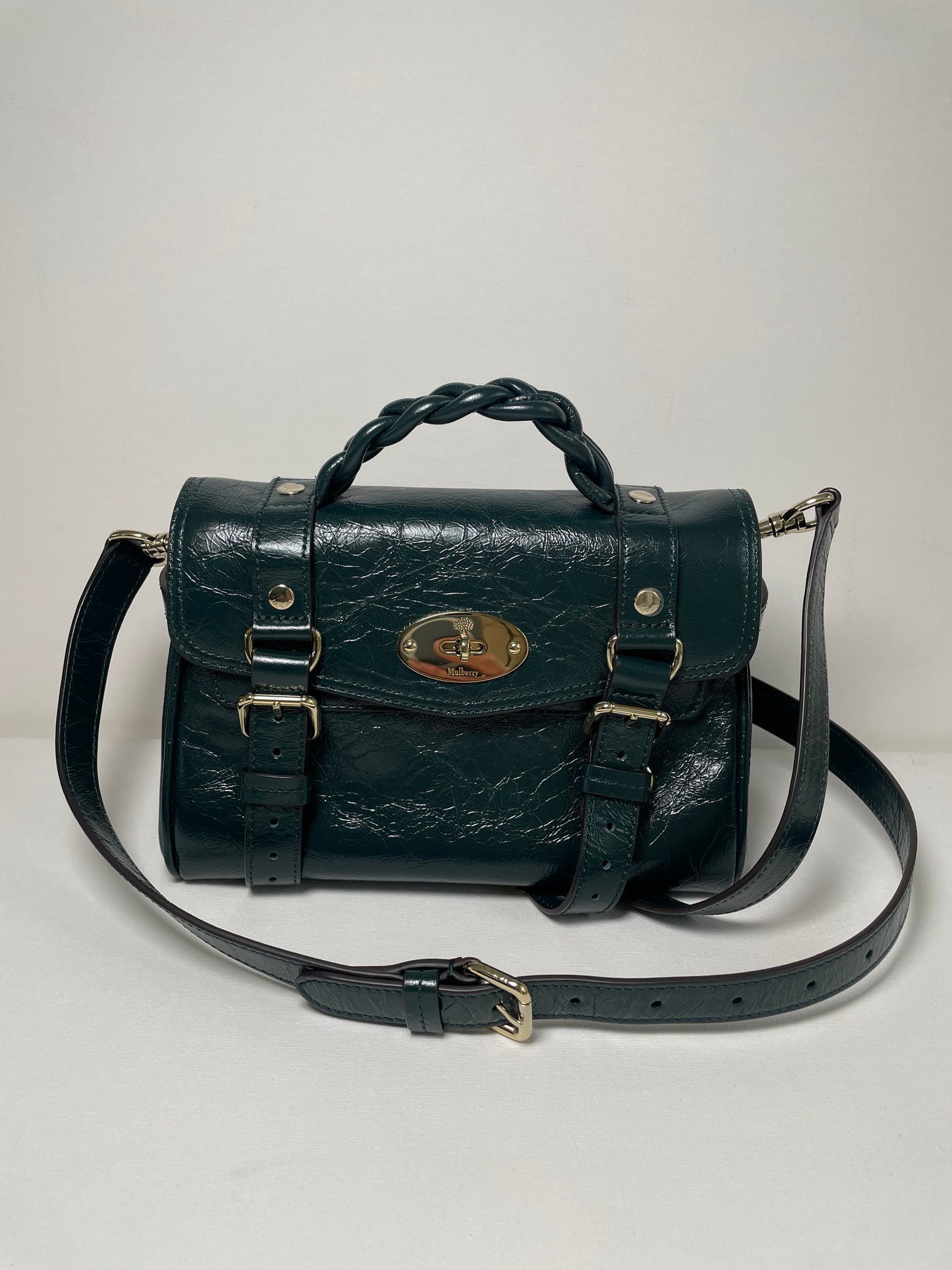 Preloved Mulberry Alexa Satchel Bag, Mini