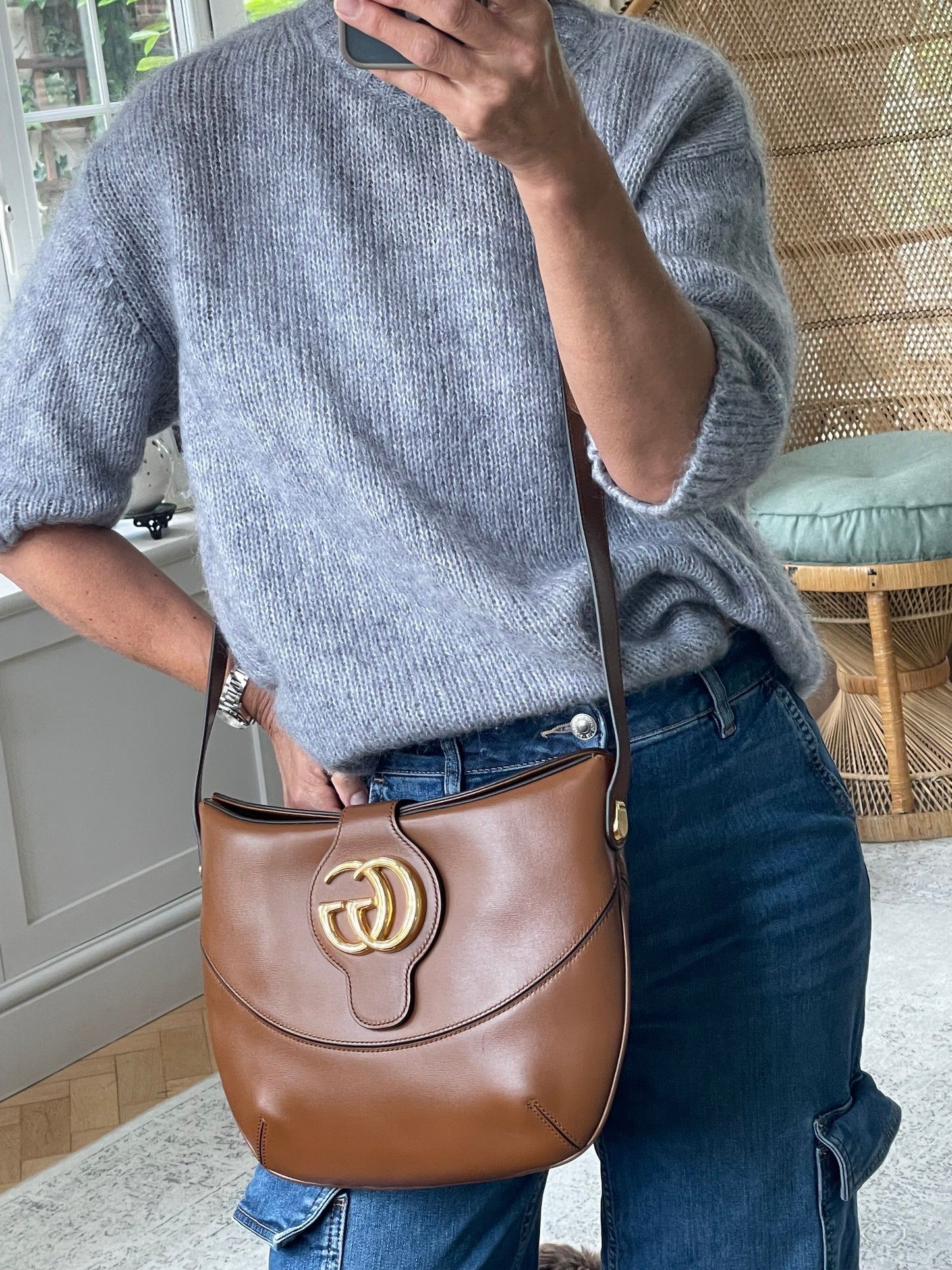 Preloved Gucci Arli Shoulder Bag, Medium