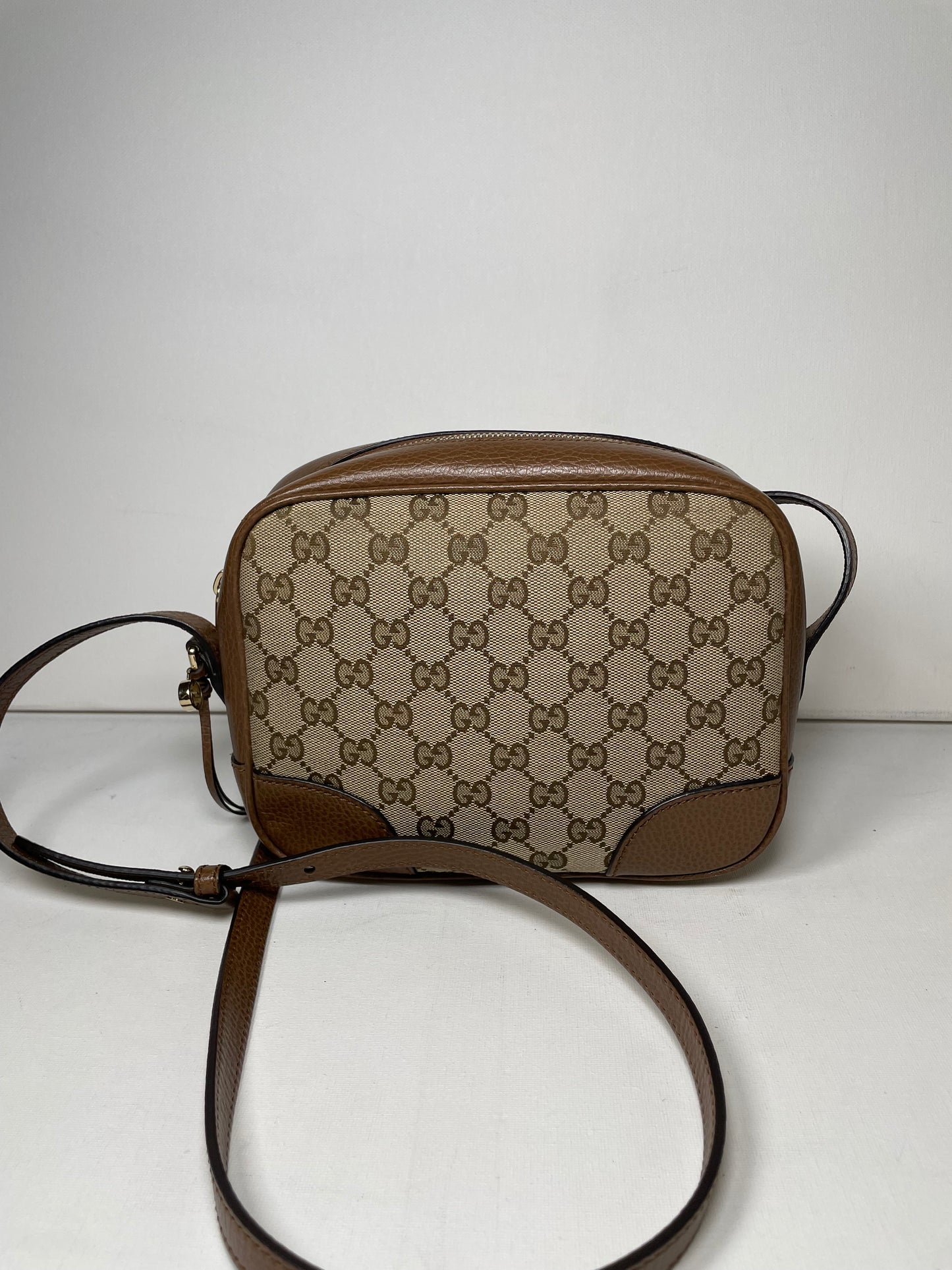 Preloved Gucci Bree Monogram Crossbody Bag